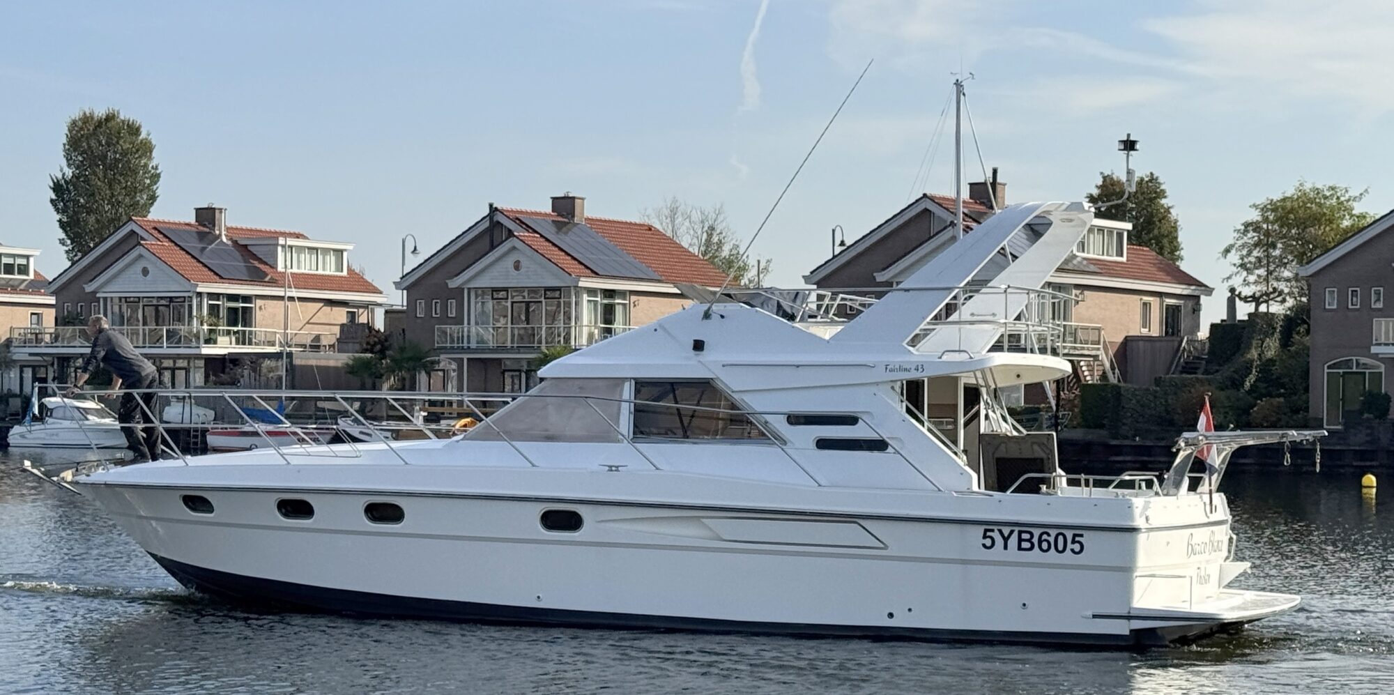 Fairline 43 Flybridge 1990 – Sportief flybridge-motorjacht - Foto 14