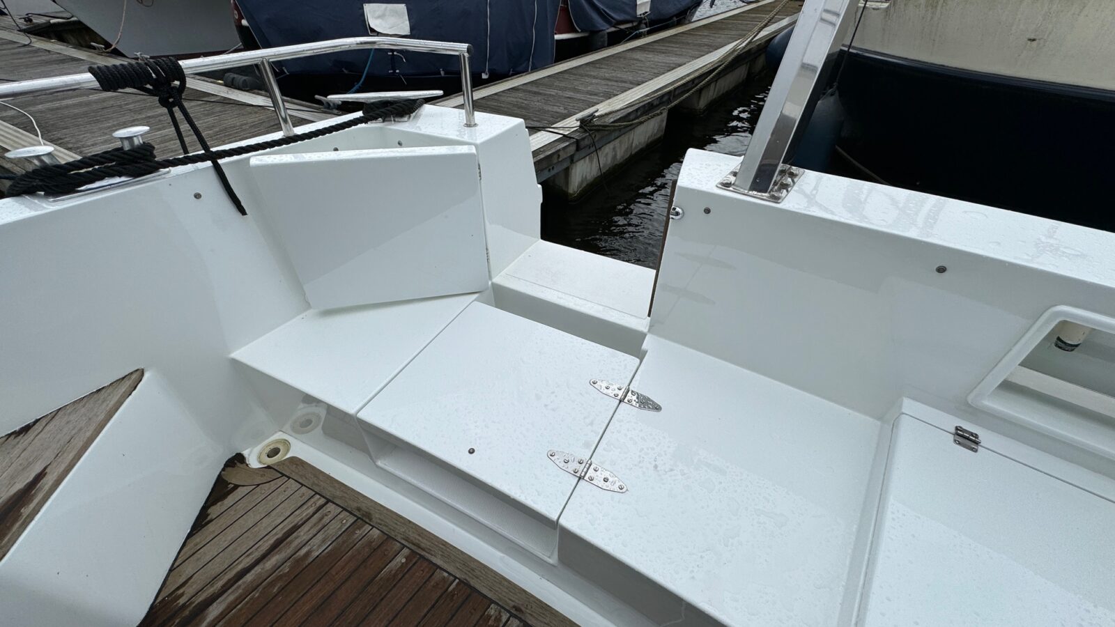 Fairline 43 Flybridge 1990 – Sportief flybridge-motorjacht - Foto 9