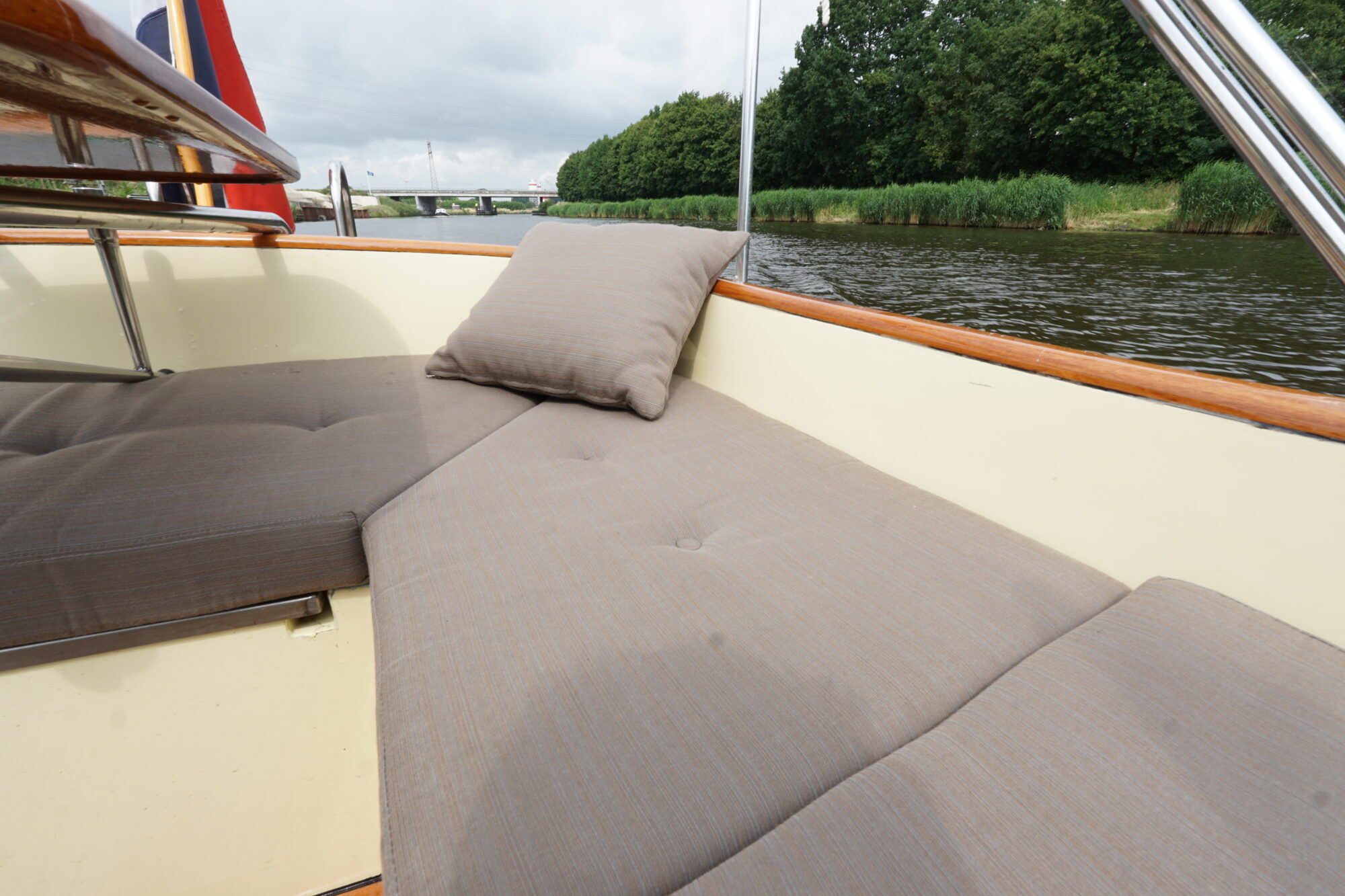 Euroship Eurosloep 7.70 OK 2014 – gelakt teakdek, V-Penta - Foto 7