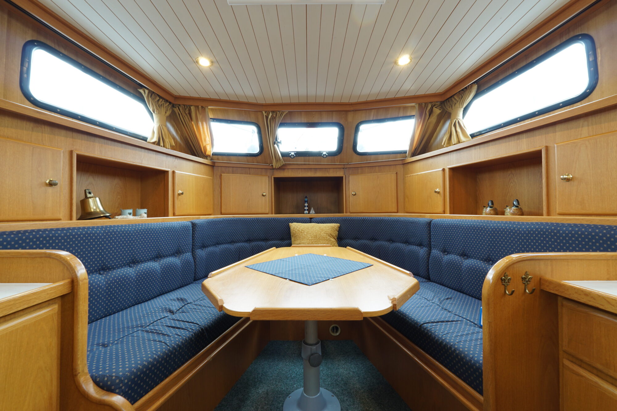 Gruno 35 S Compact 1998 – Stalen verdrongen romp met doorvaarthoogte 2,65 m - Foto 12