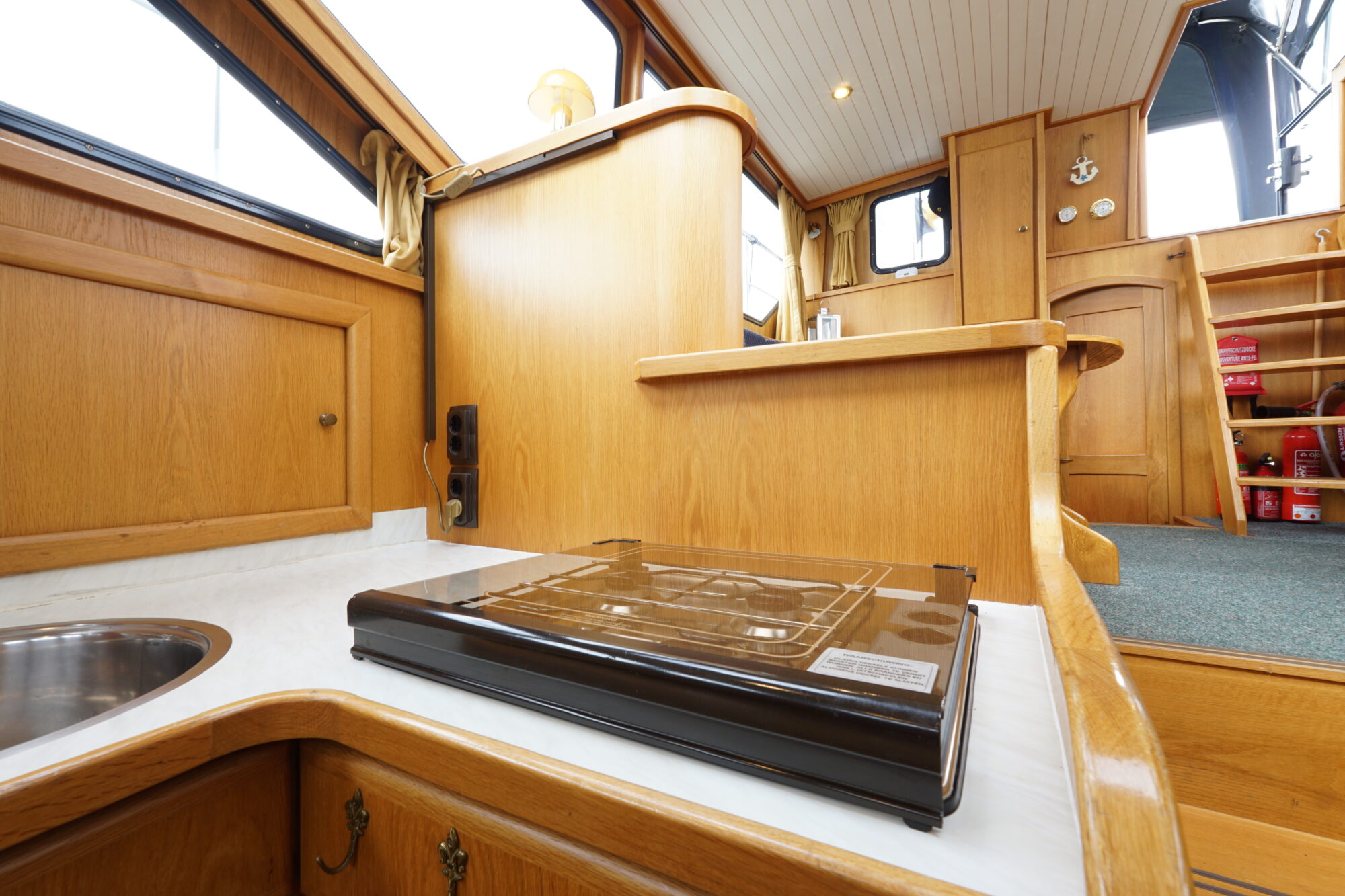 Gruno 35 S Compact 1998 – Stalen verdrongen romp met doorvaarthoogte 2,65 m - Foto 20