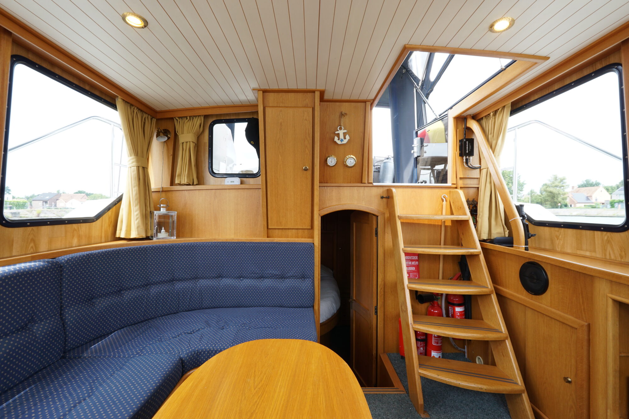 Gruno 35 S Compact 1998 – Stalen verdrongen romp met doorvaarthoogte 2,65 m - Foto 22