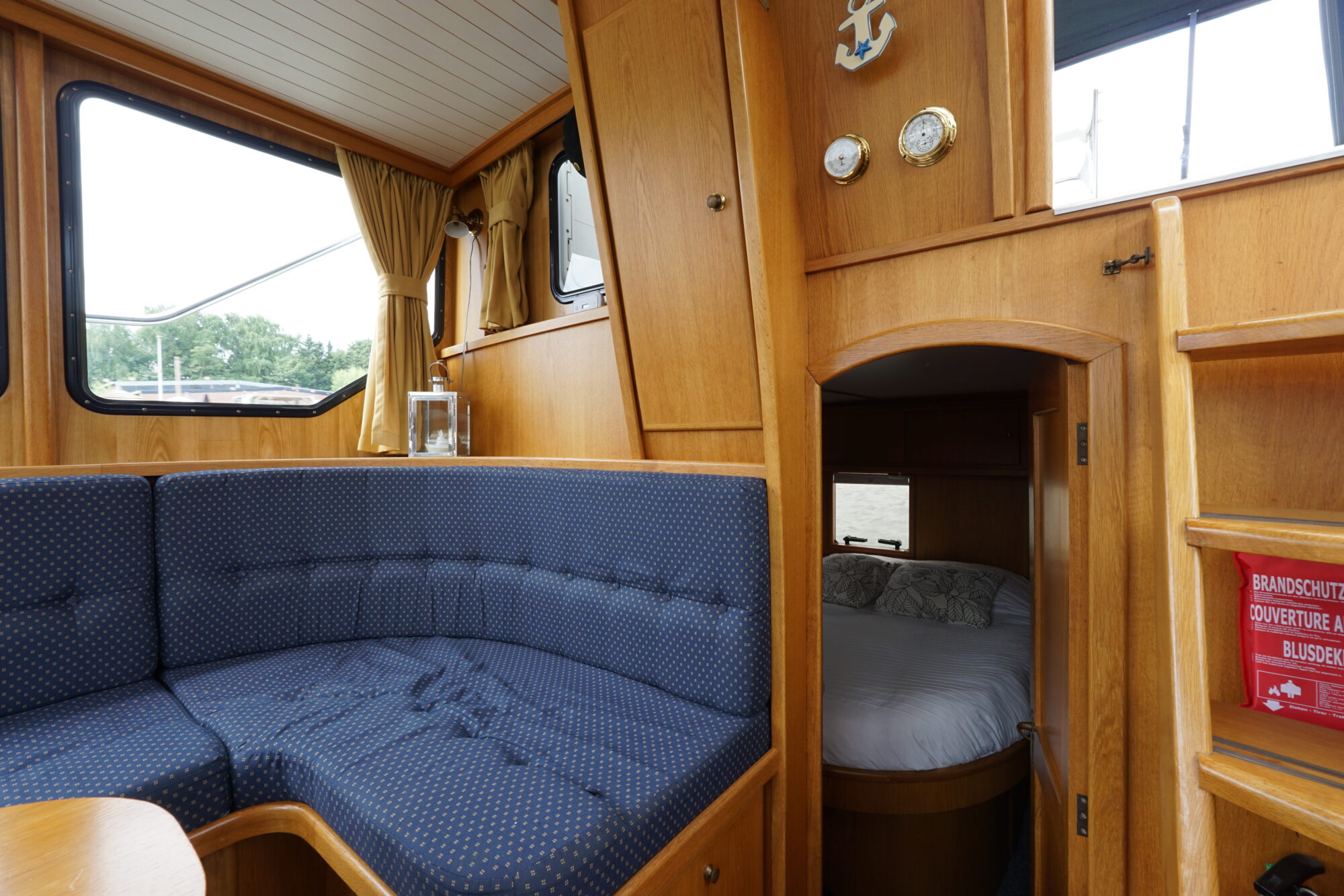 Gruno 35 S Compact 1998 – Stalen verdrongen romp met doorvaarthoogte 2,65 m - Foto 25