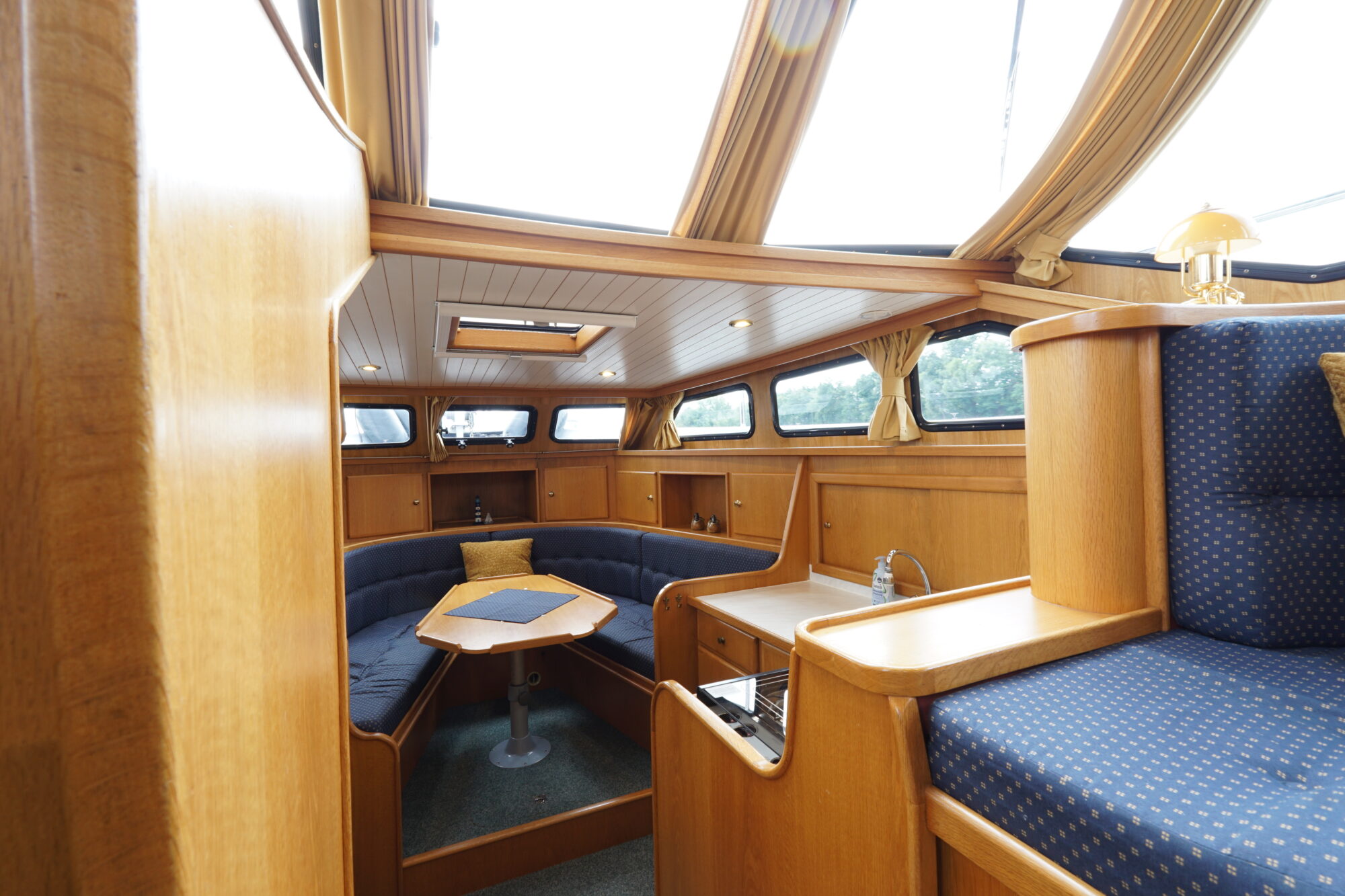 Gruno 35 S Compact 1998 – Stalen verdrongen romp met doorvaarthoogte 2,65 m - Foto 10