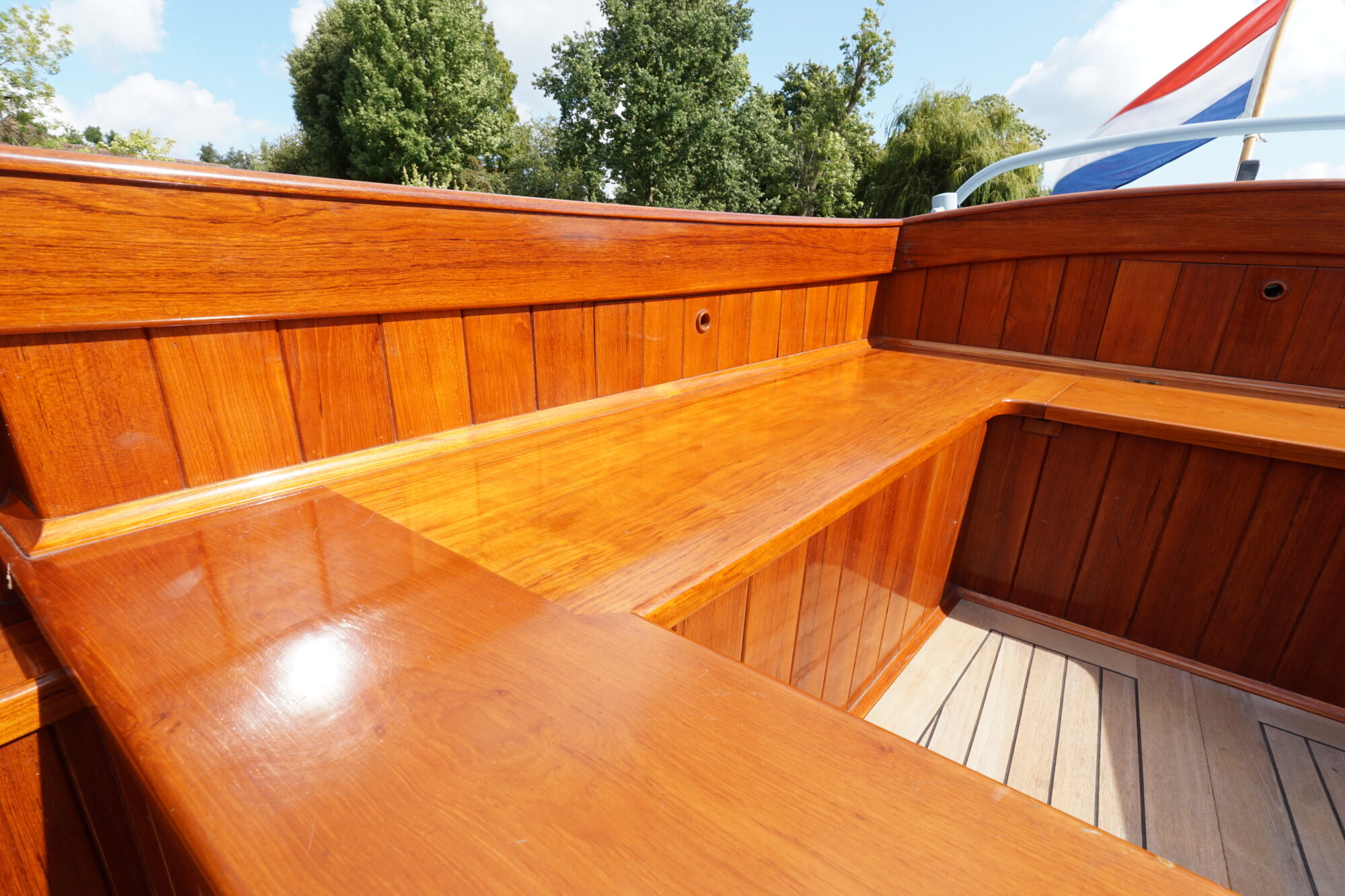 Langenberg Borndiep Vlet 1989 – staal, teak, 600 motoruren - Foto 6