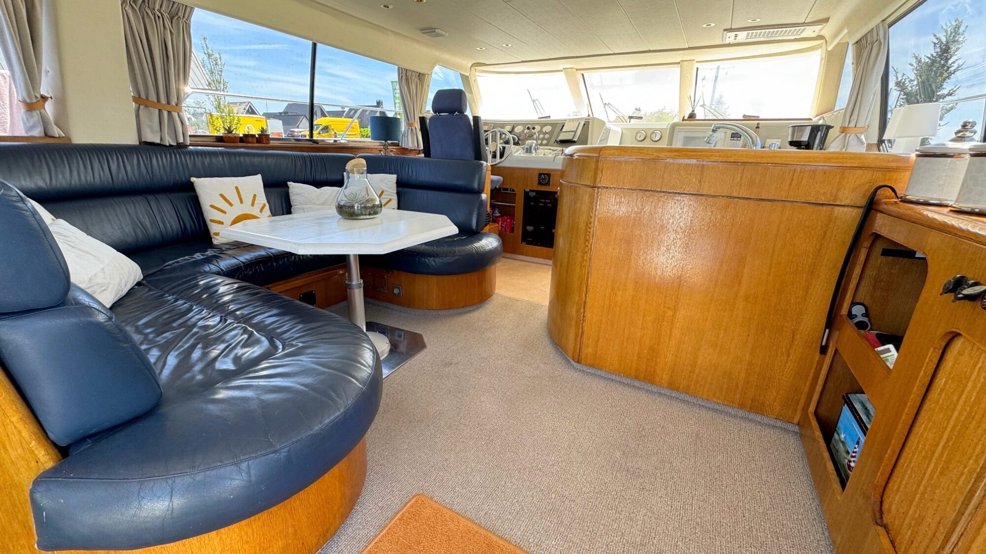 Whitewater Wolfe 46 Flybridge 1990 – Zeewaardig met dubbele besturing - Foto 3