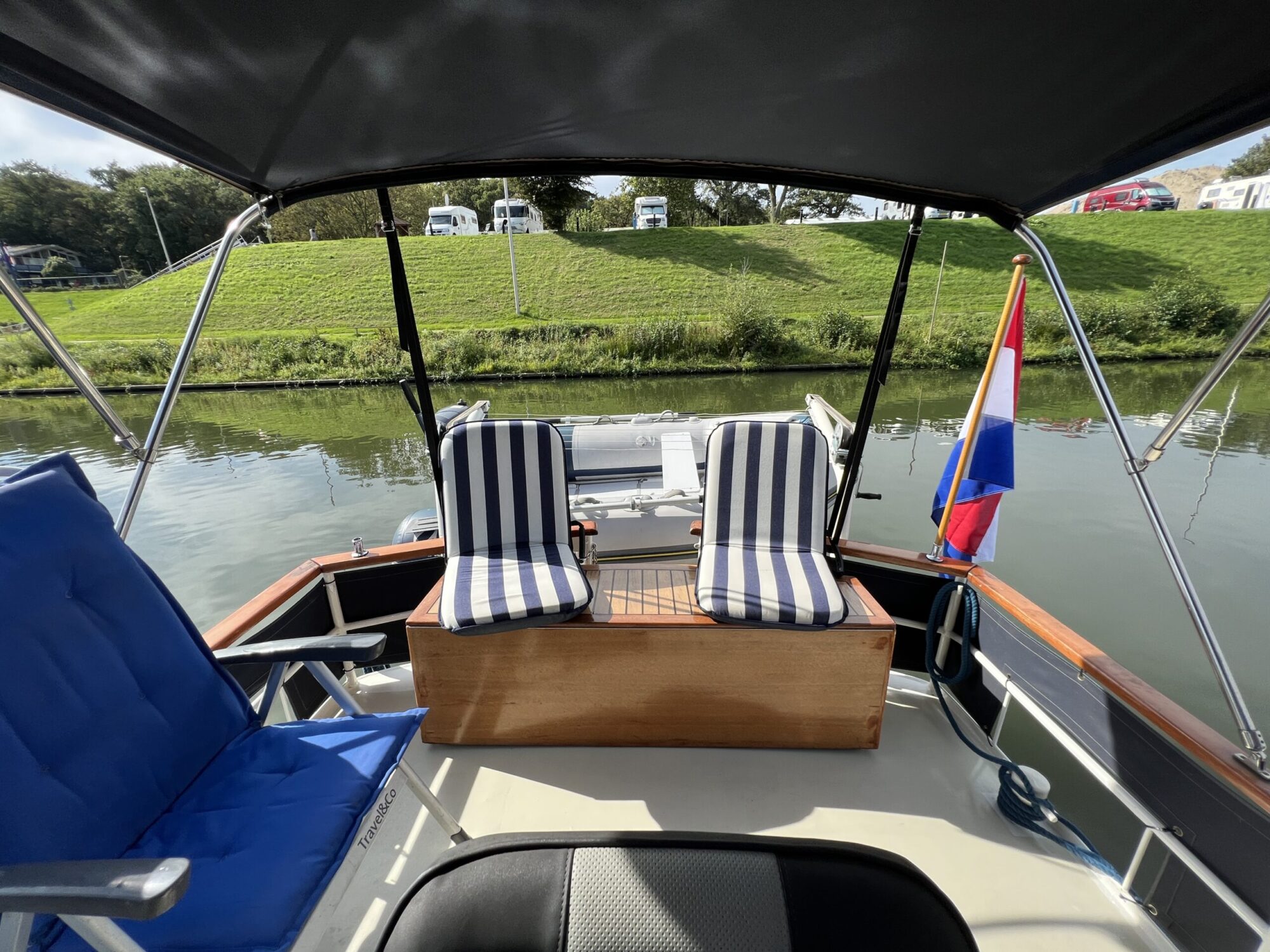 Beachcraft 11.30 AK Cabrio 1979 – Mahonie met boegschroef - Foto 8