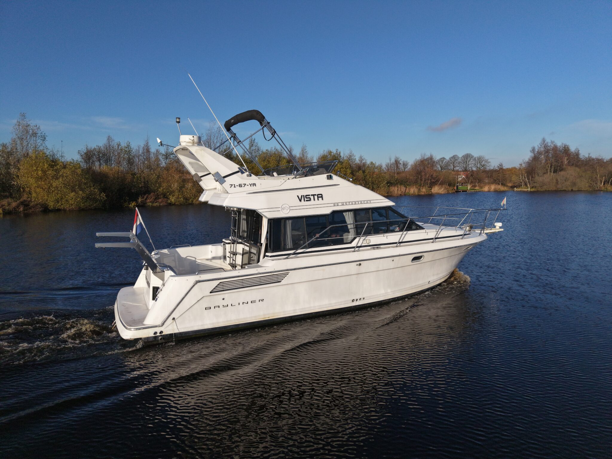 Bayliner 3688 Flybridge 1992 – royale cruiser met twee stuurstanden - Foto 11