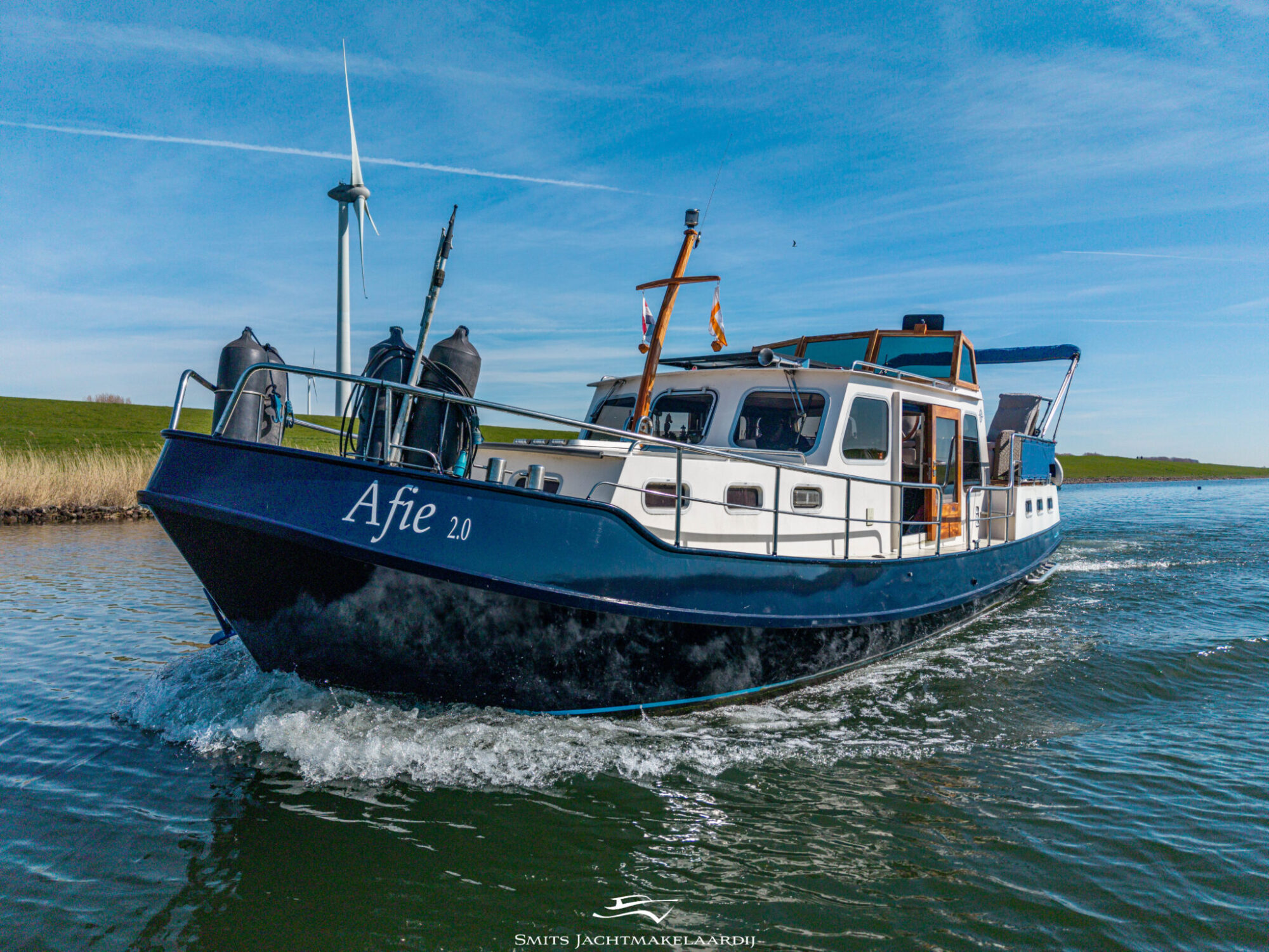 Van der Zee Vlet 10.40 AK 1995 – Stalen knikspant met DAF - Foto 25