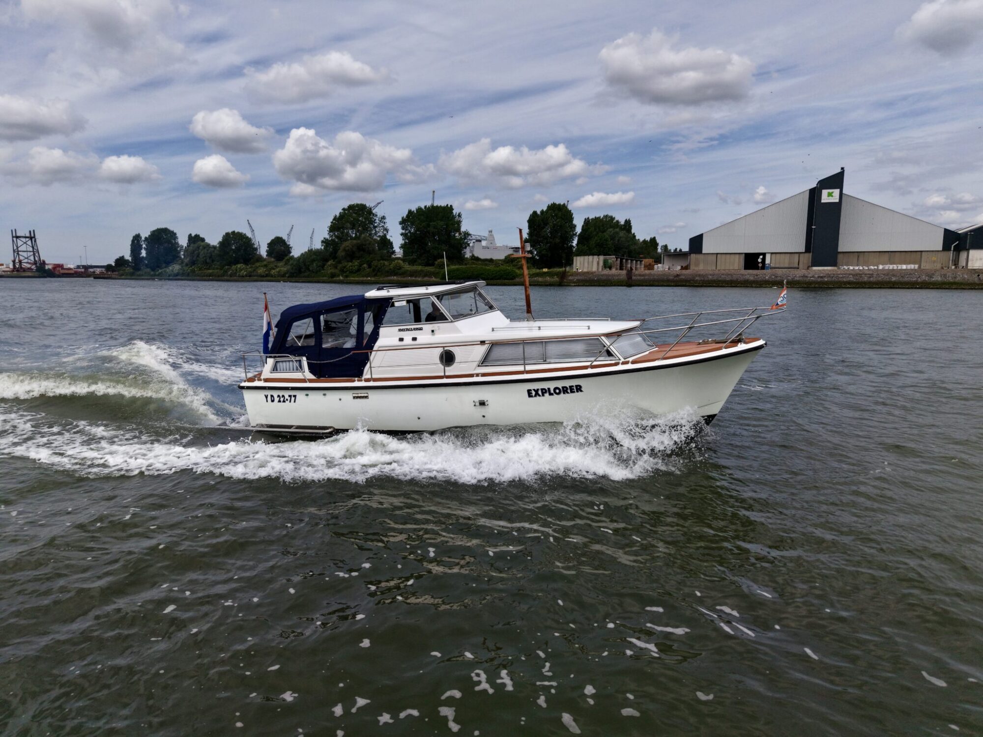 Amerglass 32 Explorer 1973 – dubbelmotorige klassieker - Foto 23