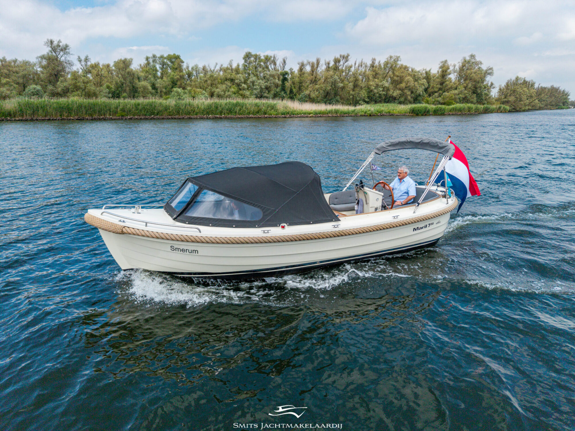 Maril 7.30 Sloep 2012 – Laag doorvaartschip met kuiptent - Foto 26