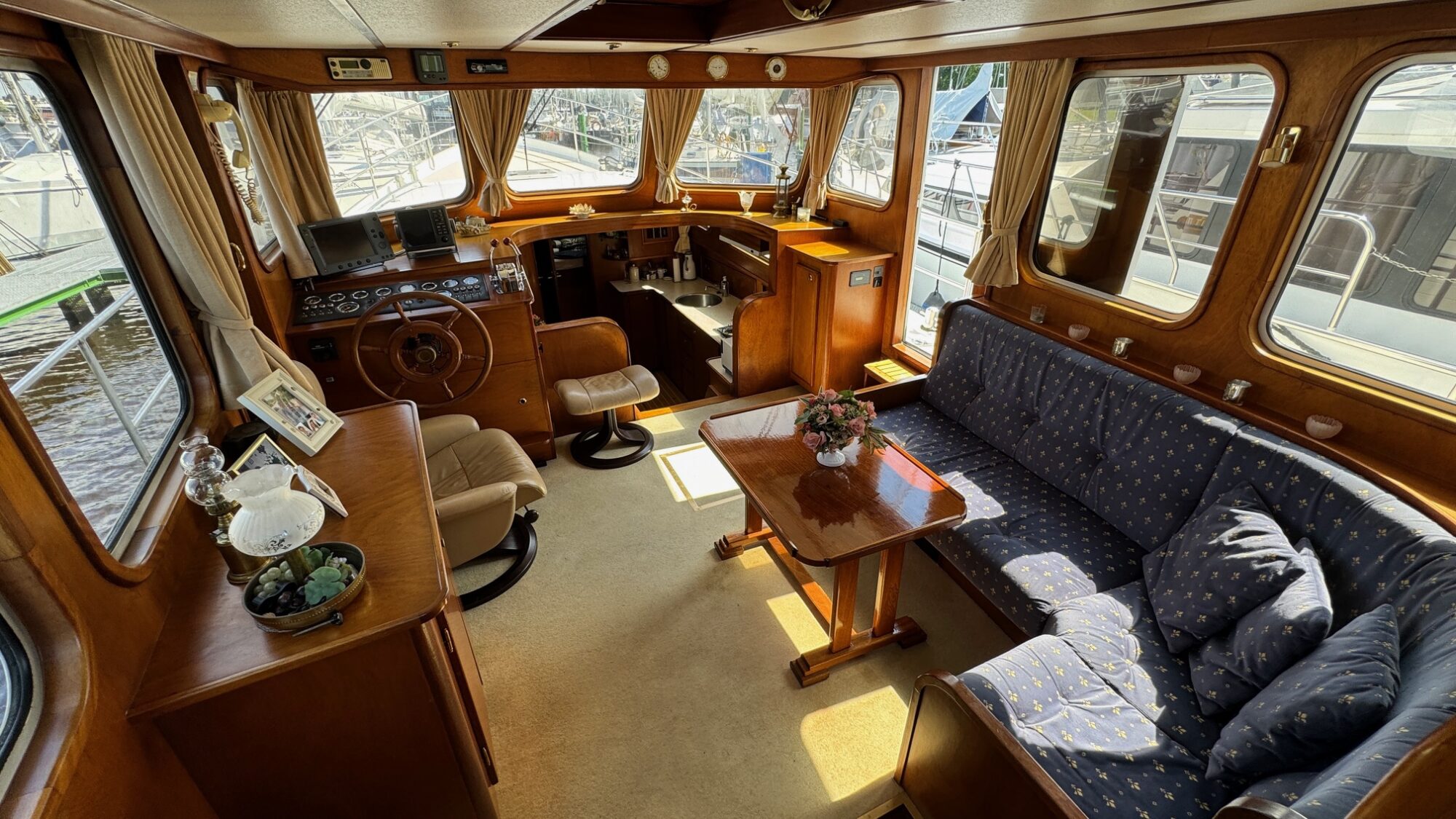 Bruijs Vlet 12.70 AK 1998 – Mahonie interieur, refit 2010 - Foto 14