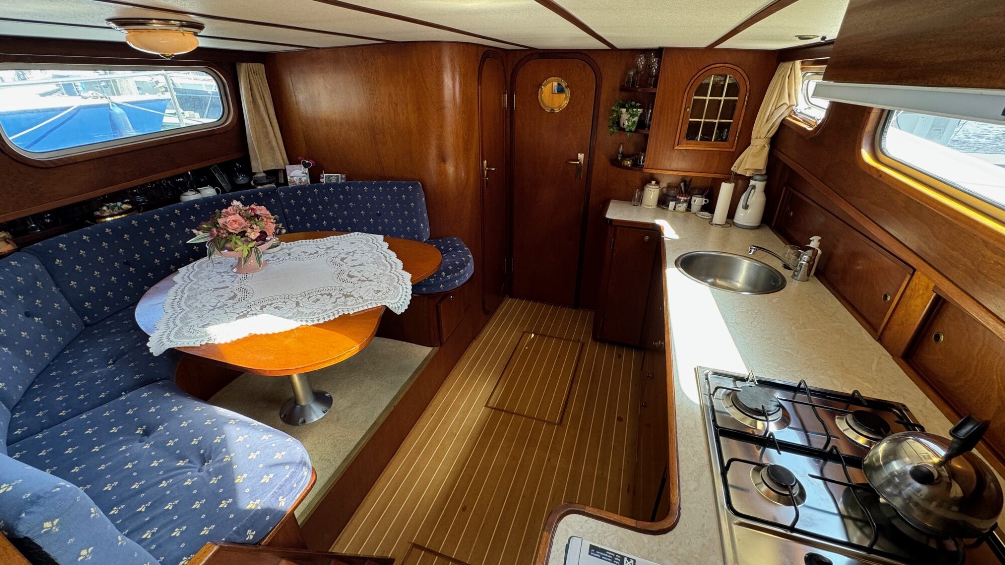 Bruijs Vlet 12.70 AK 1998 – Mahonie interieur, refit 2010 - Foto 19