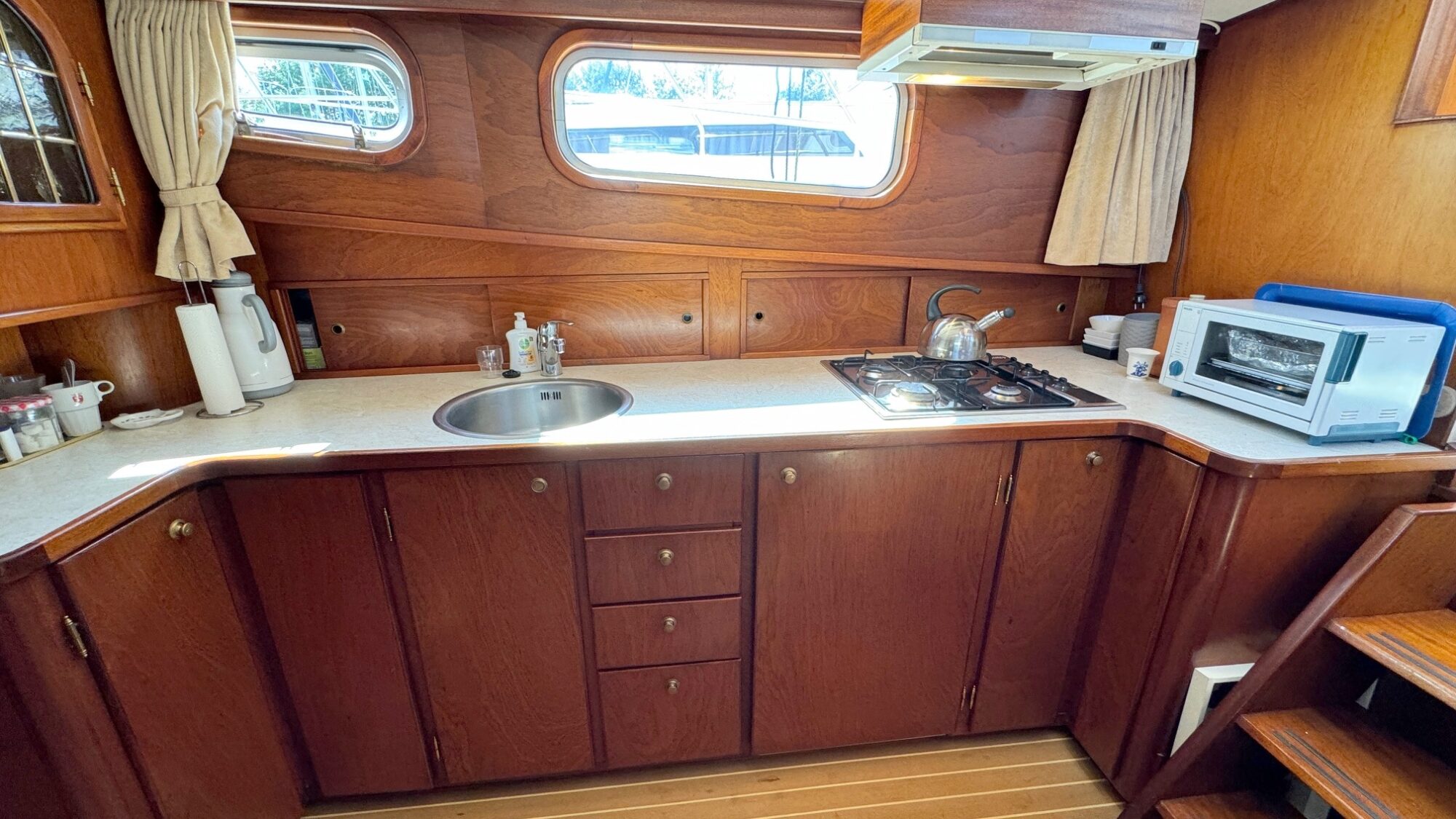 Bruijs Vlet 12.70 AK 1998 – Mahonie interieur, refit 2010 - Foto 22