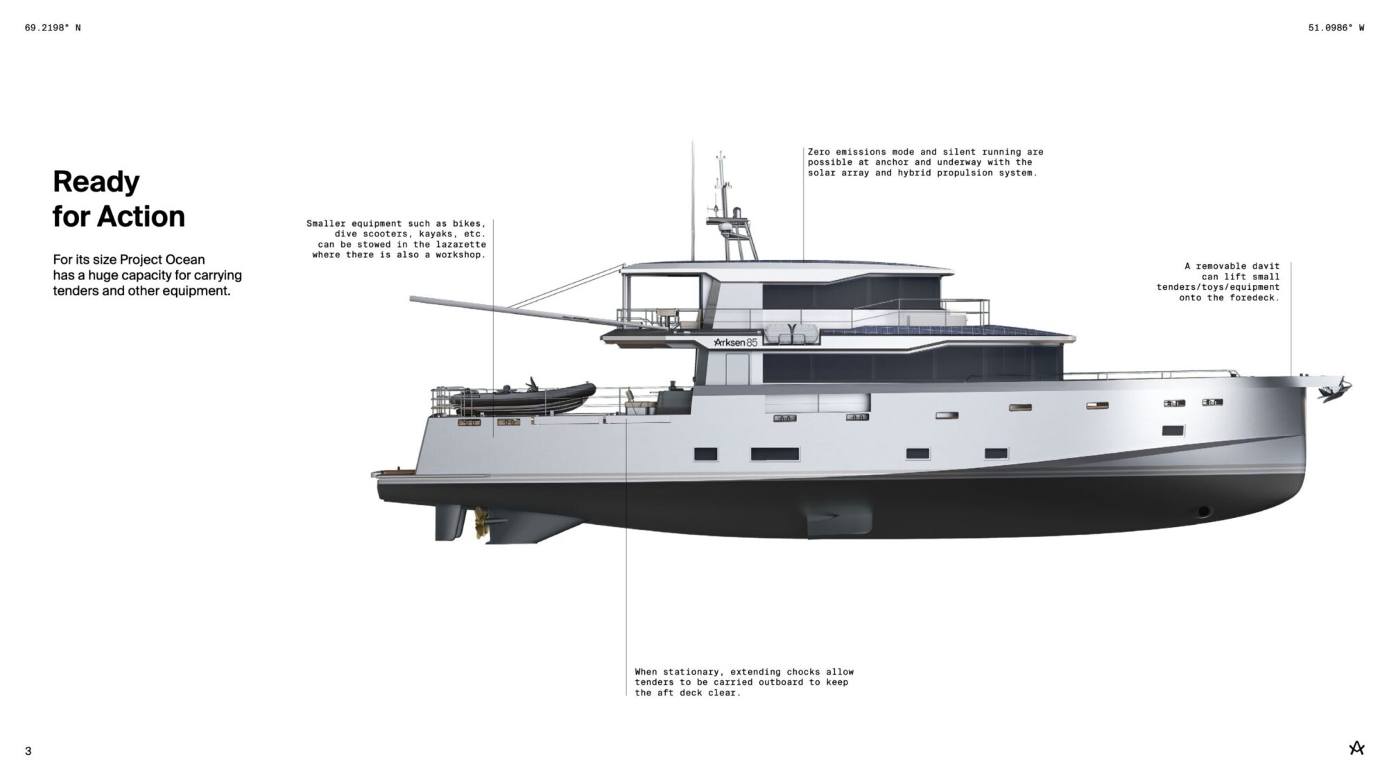 Arksen 85 (2026) – Transoceanisch hybride expeditiejacht - Foto 16