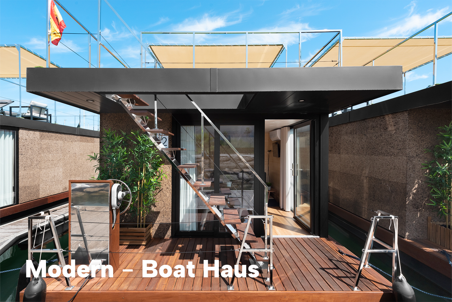 Boat Haus Mediterranean 8X4 2023 – Houseboat met rendement