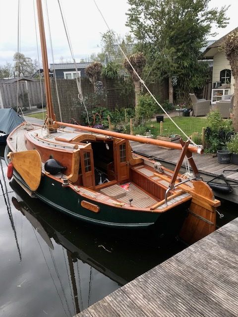 Gipon Grundel 800 1978 – stalen zeilboot met teak en glas-in-lood - Foto 6
