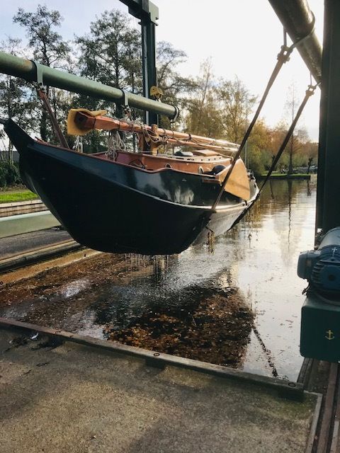 Gipon Grundel 800 1978 – stalen zeilboot met teak en glas-in-lood - Foto 8