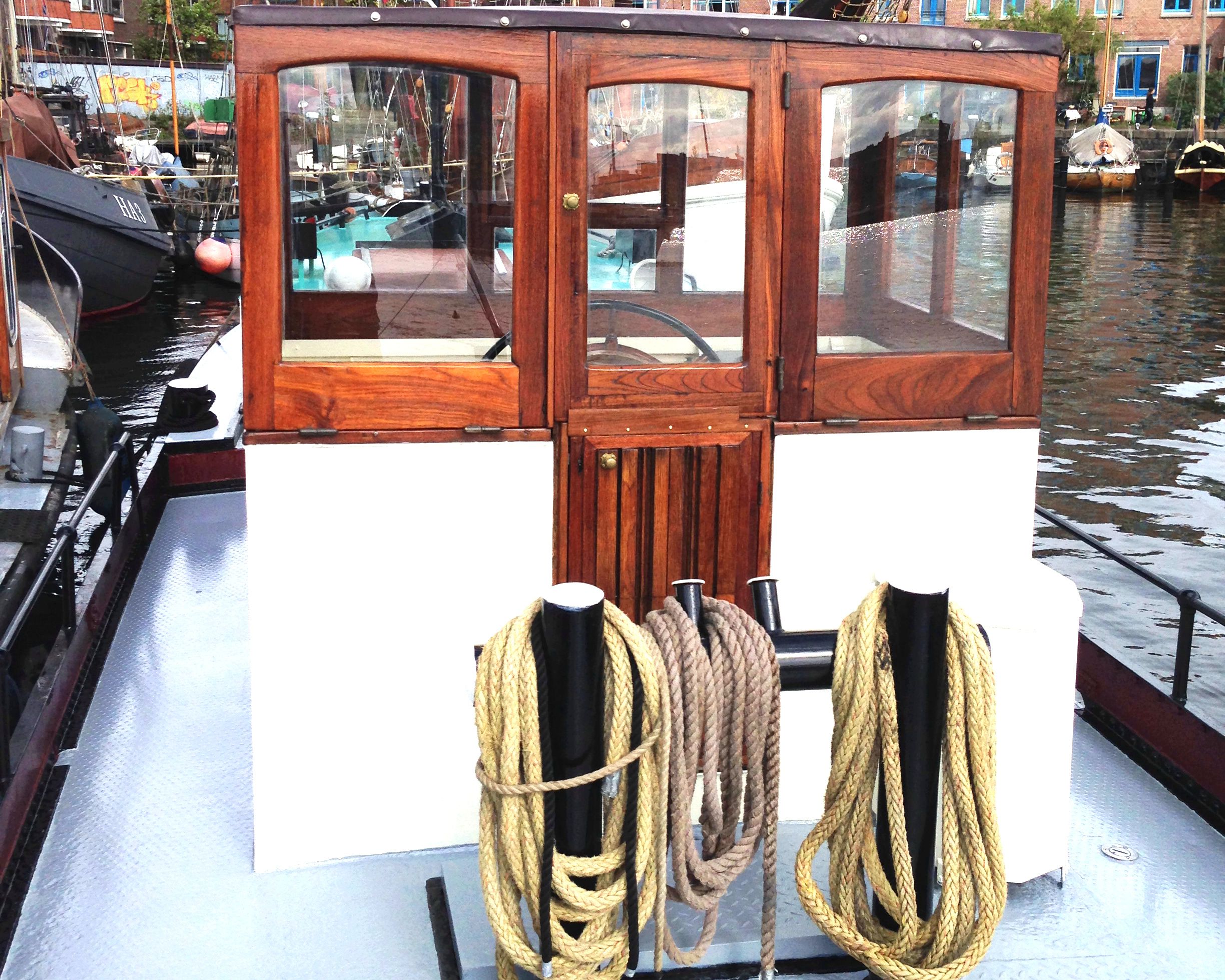 Sleepboot Amsterdammer 1920 – geringe doorvaarthoogte 1,75m - Foto 9