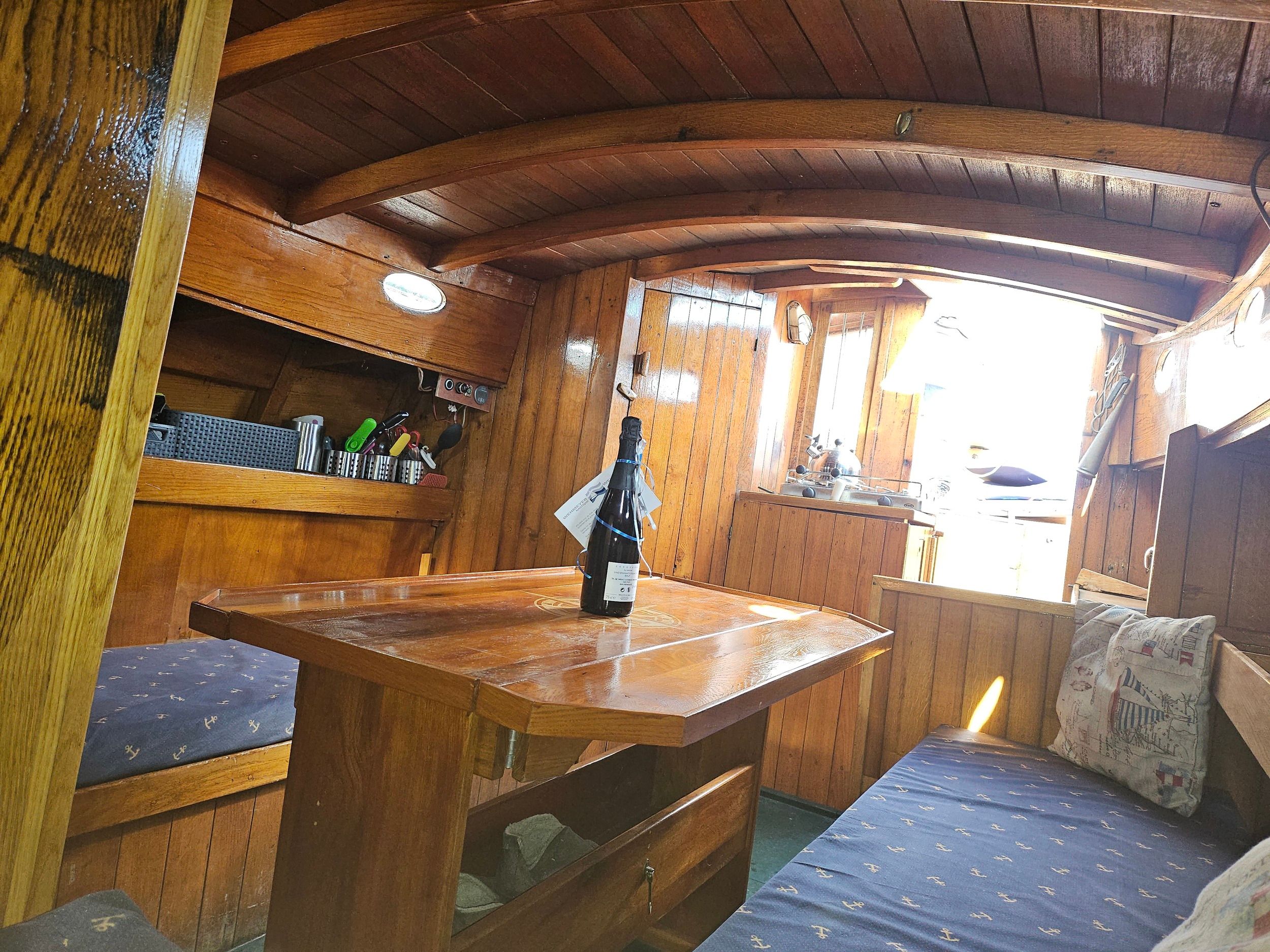 Van Der Meulen Zeeschouw 900 (1974) – houten classic met open vooronder - Foto 13