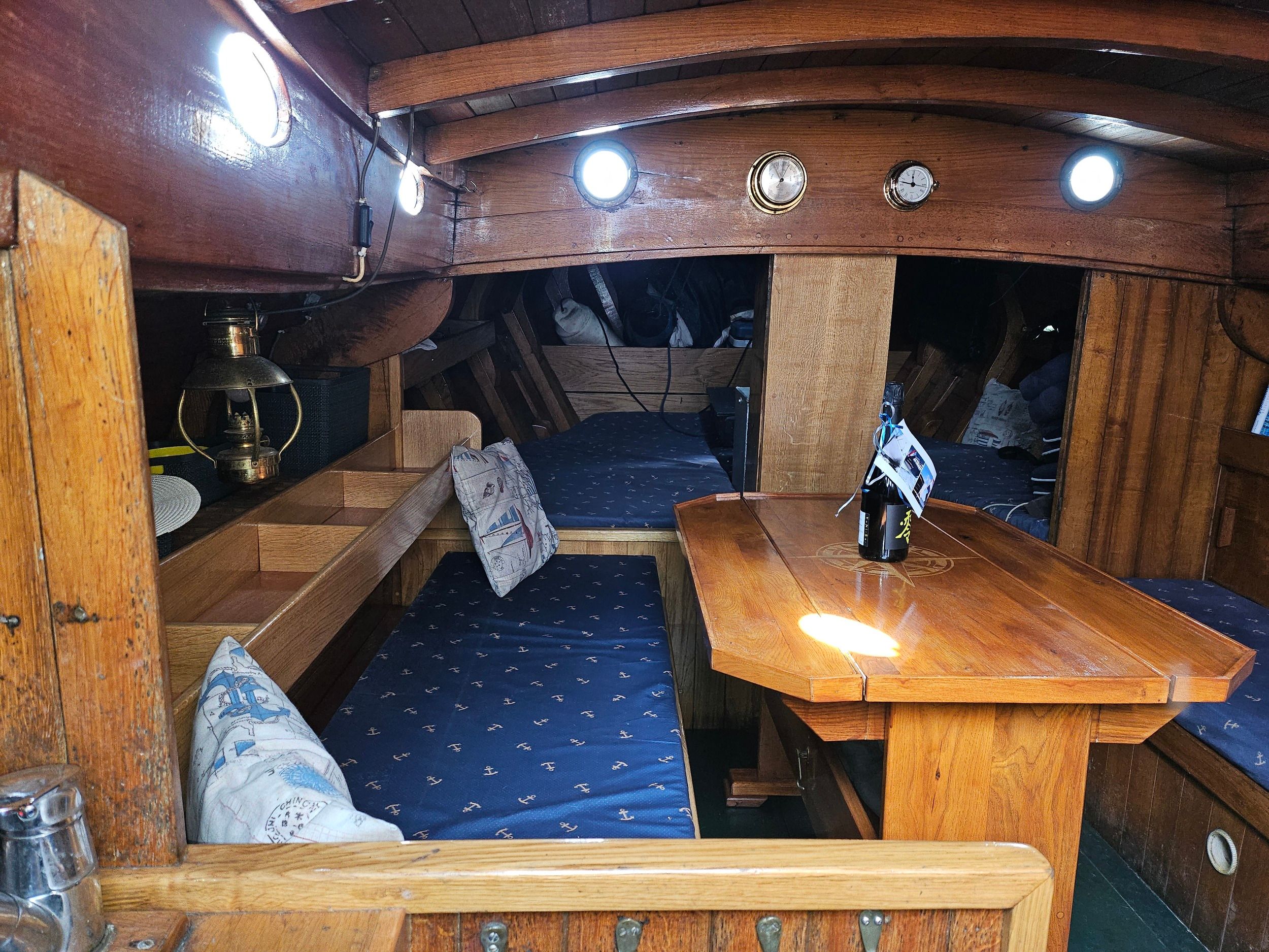 Van Der Meulen Zeeschouw 900 (1974) – houten classic met open vooronder - Foto 15