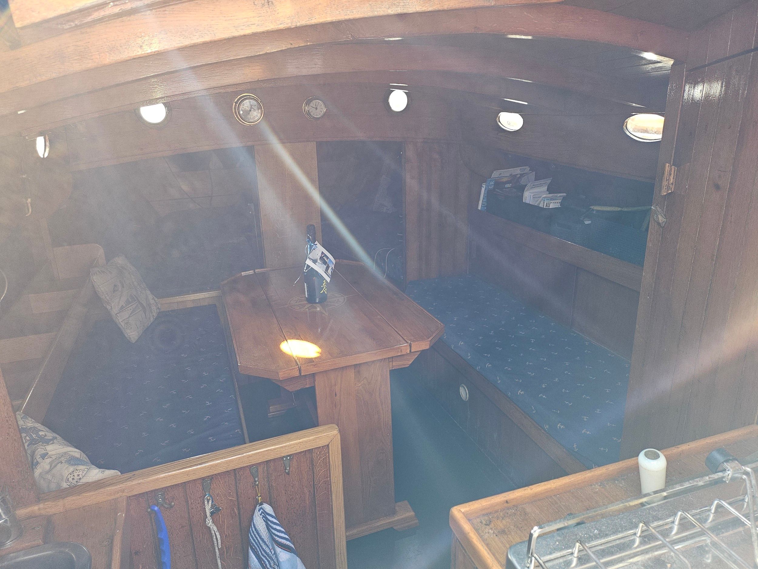 Van Der Meulen Zeeschouw 900 (1974) – houten classic met open vooronder - Foto 17