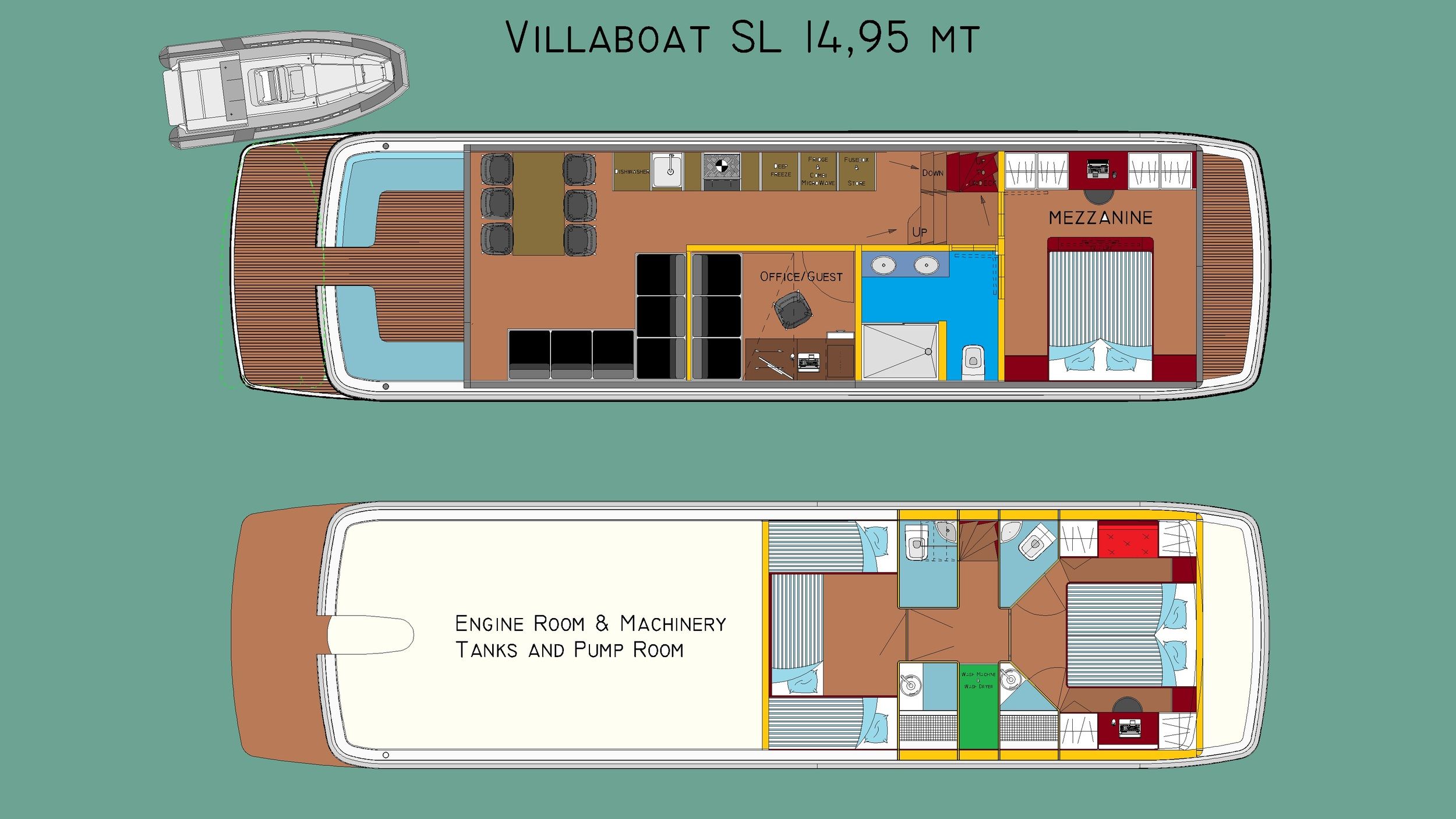 DiviNavi M-1542 SL Houseboat - Foto 8