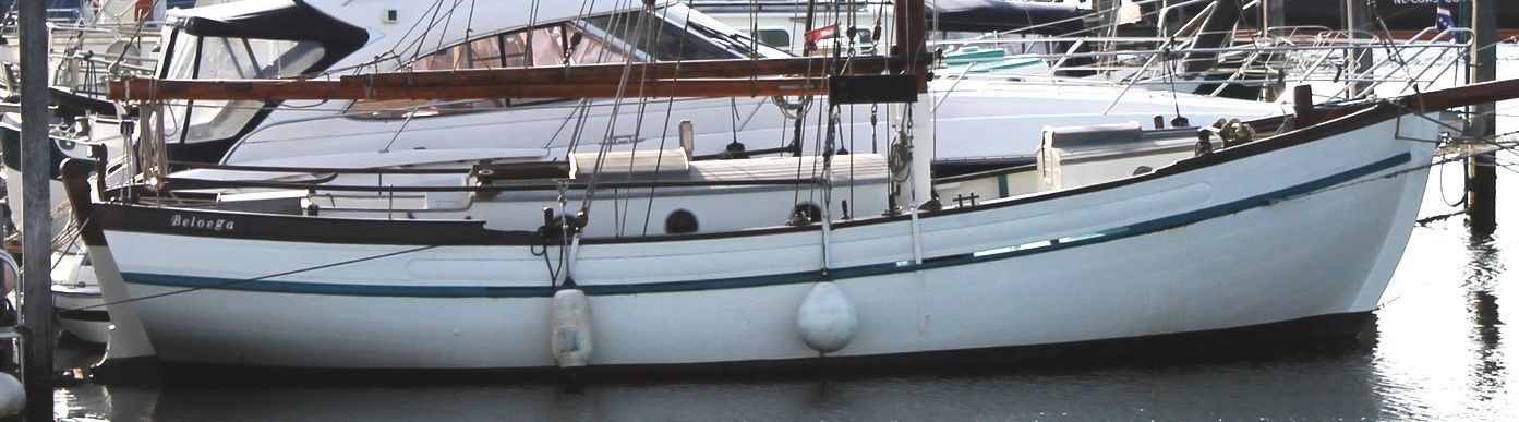 Zeegaand Zeilschip Galjas 1978 – Houten s-spant met achterspiegel - Foto 5