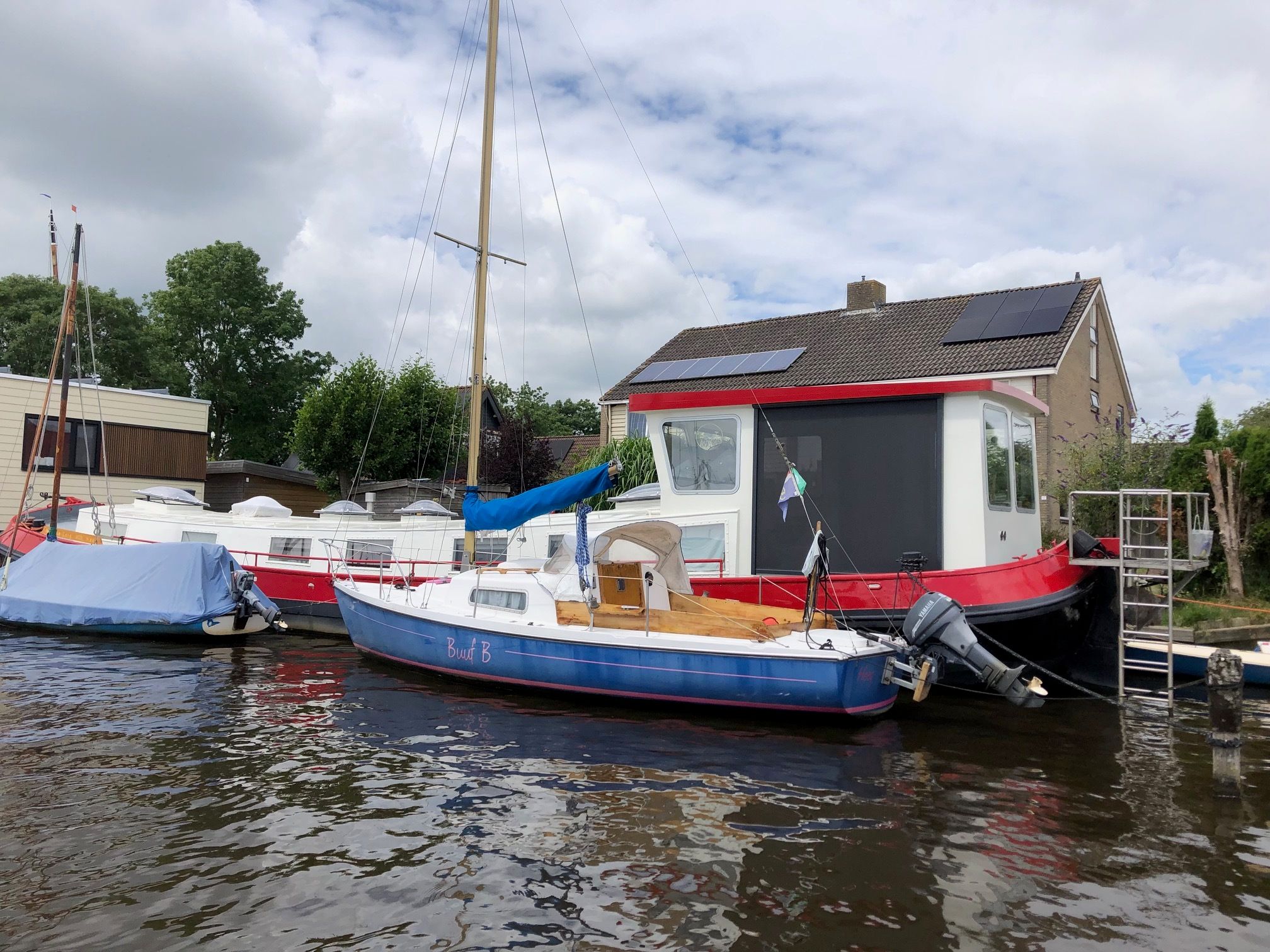 Woonboot 18.89m 1923 – Karaktervol skutsje zonder motor - Foto 2