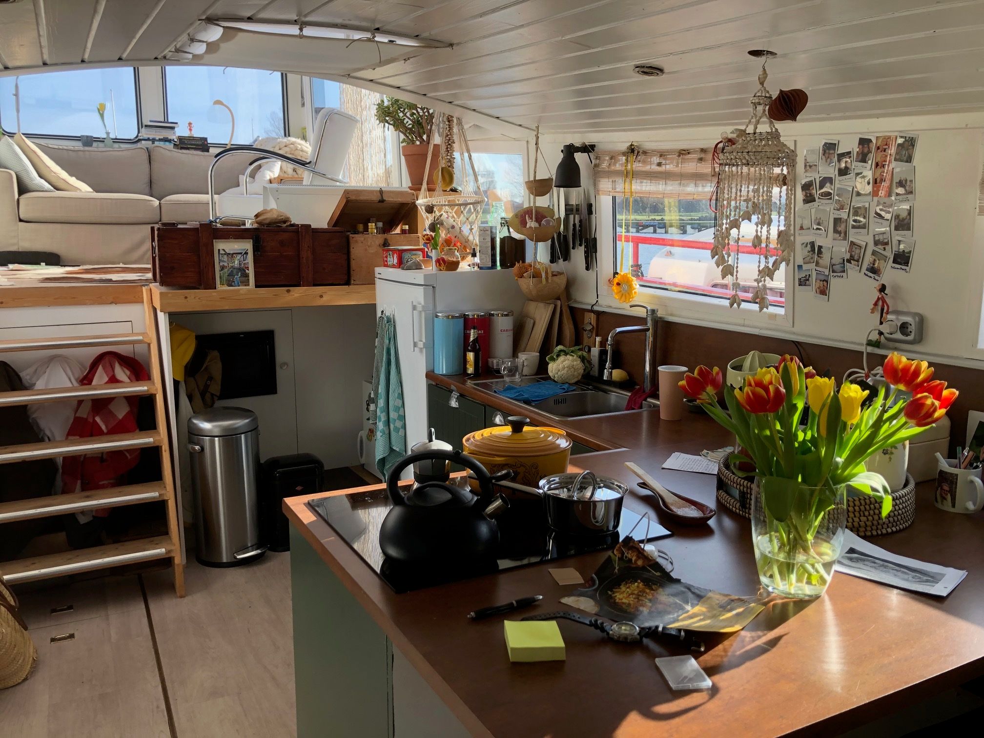 Woonboot 18.89m 1923 – Karaktervol skutsje zonder motor - Foto 5
