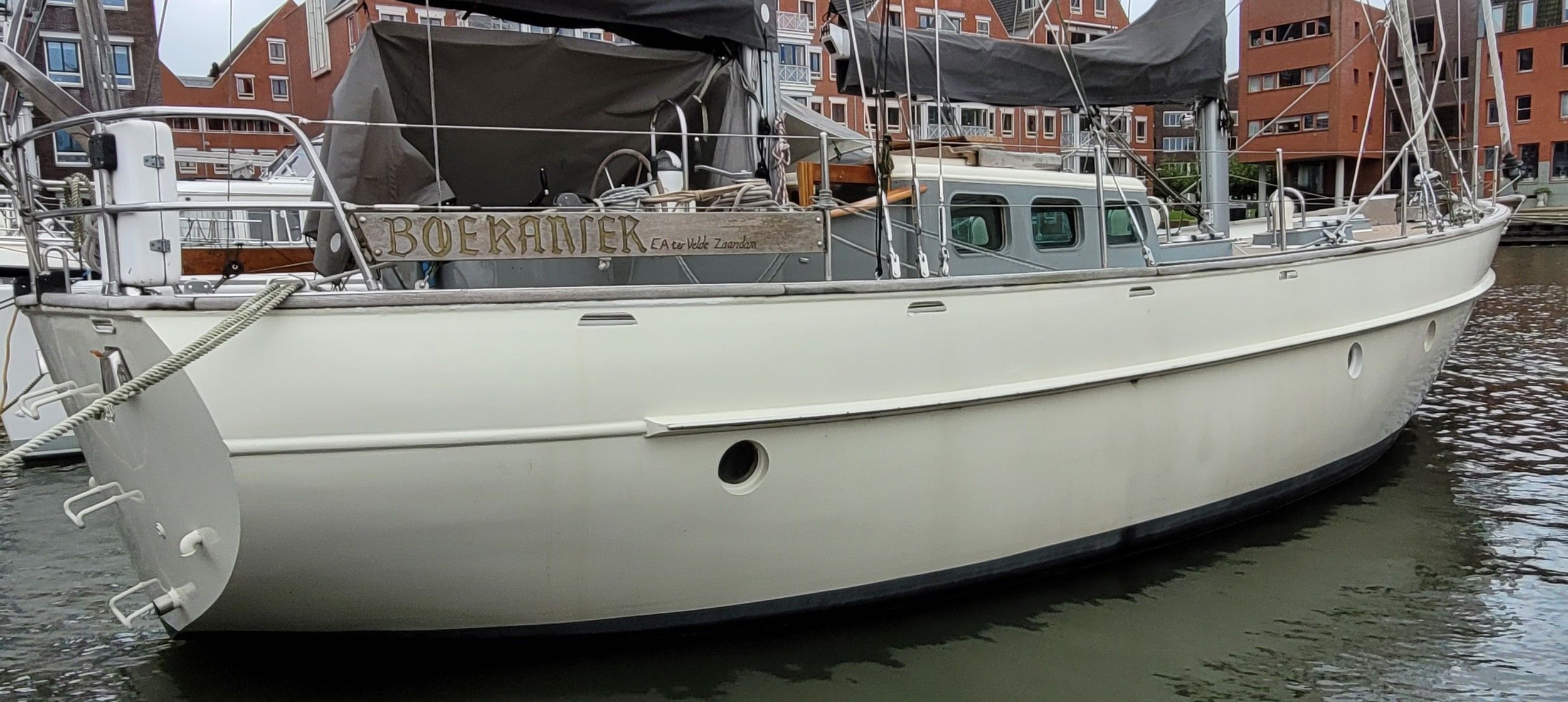 Pieter Beeldsnijder One Off 1980 – Hakvoort stalen schoener - Foto 4