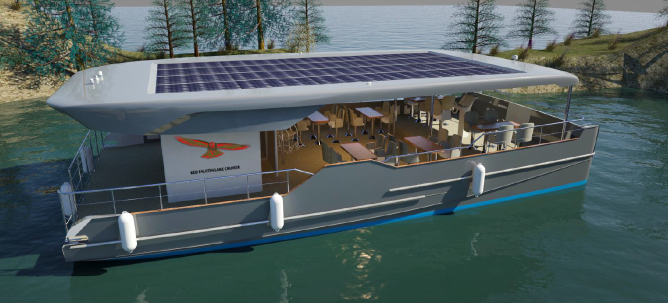Maison Marine Red Falcon Lake Cruiser 40 2026 – Elektrisch varen