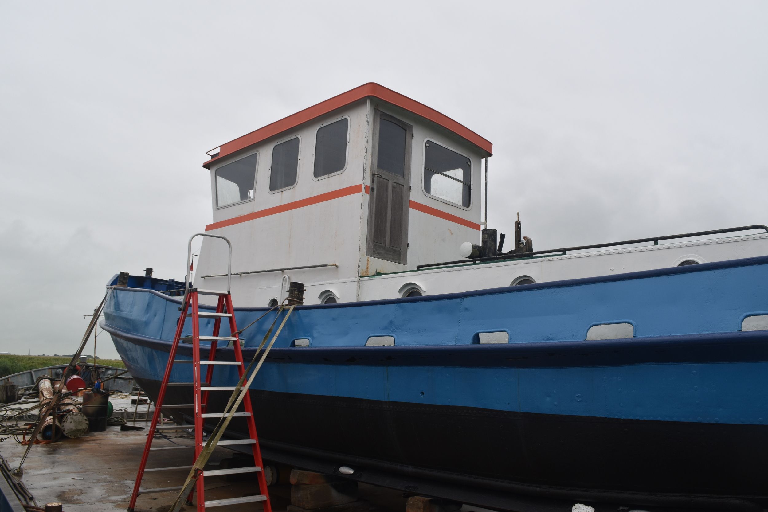 Sleepboot 16.00 1950 – Duitse Waddensleepboot uit staal - Foto 11