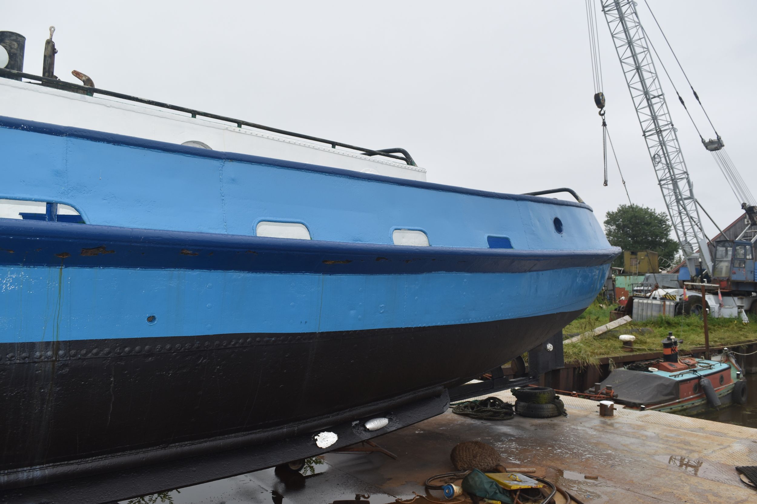 Sleepboot 16.00 1950 – Duitse Waddensleepboot uit staal - Foto 10