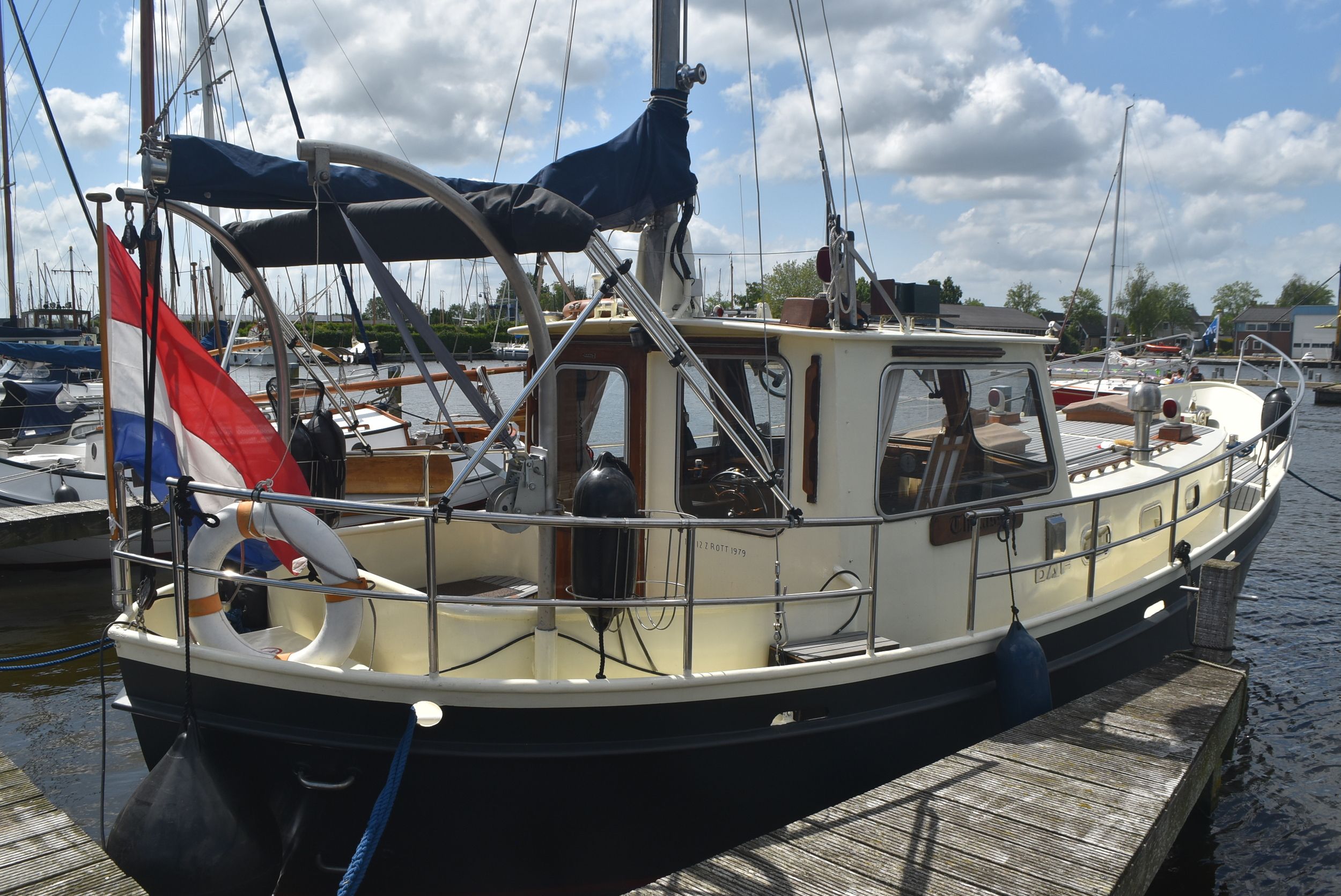 Van Waveren Kotter 11.30 1978 – Zeewaardige rondspant motorboot - Foto 7