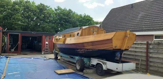 Brandsma Zeeschouw 1972 – authentieke platbodem met zeiltuig - Foto 3