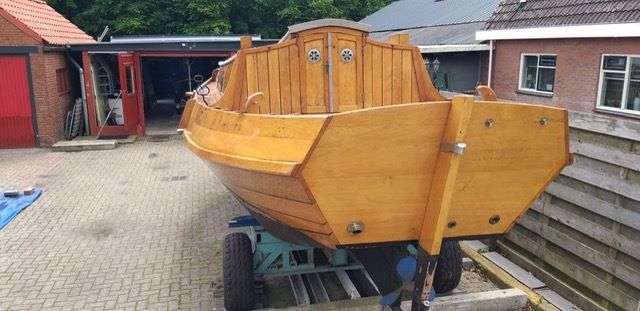 Brandsma Zeeschouw 1972 – authentieke platbodem met zeiltuig - Foto 4