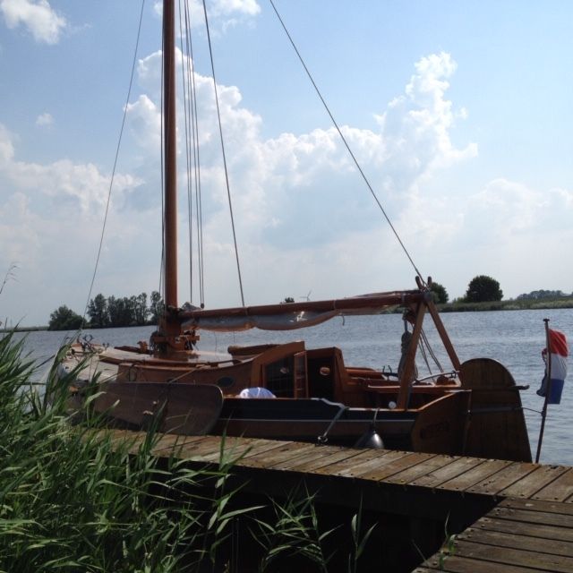 V/d Meulen Zeeschouw 870 1974 – Ruime houten zeilboot - Foto 4