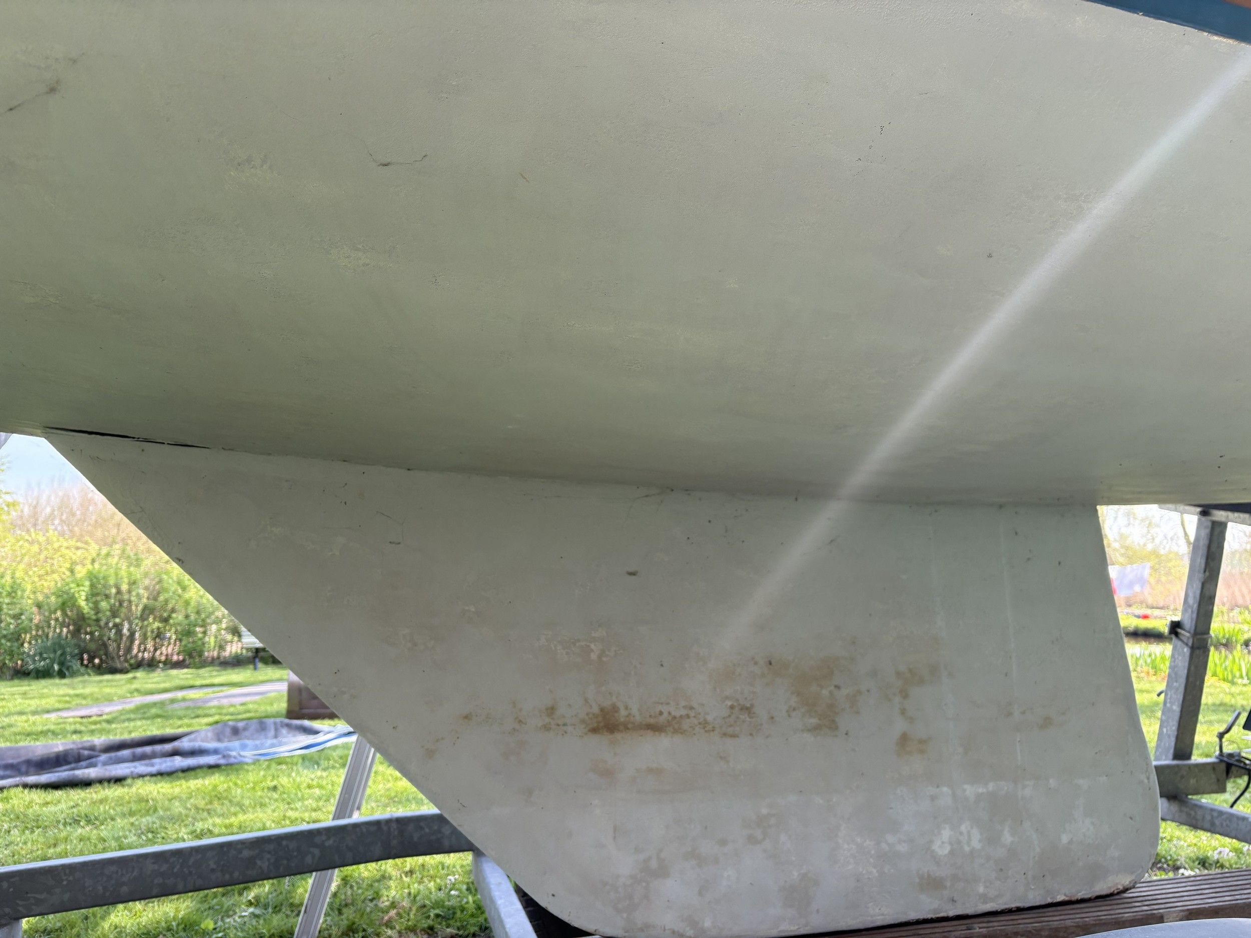 16m² zeilboot 1966 – Klassiek hout met trailer en motor - Foto 8