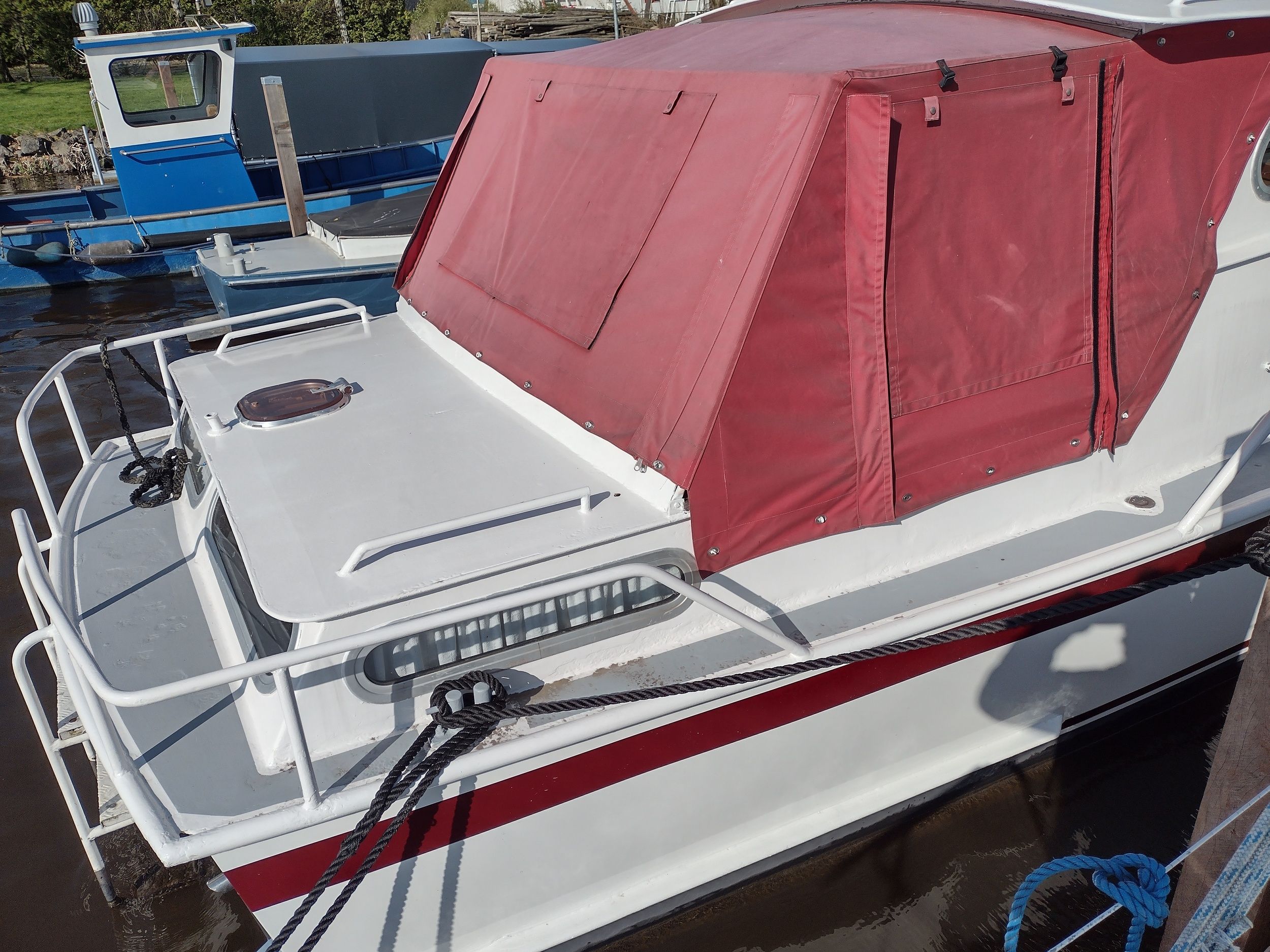 Boornkruiser 880 OK/AK 1982 – stalen motorkruiser met 4 hutten - Foto 20