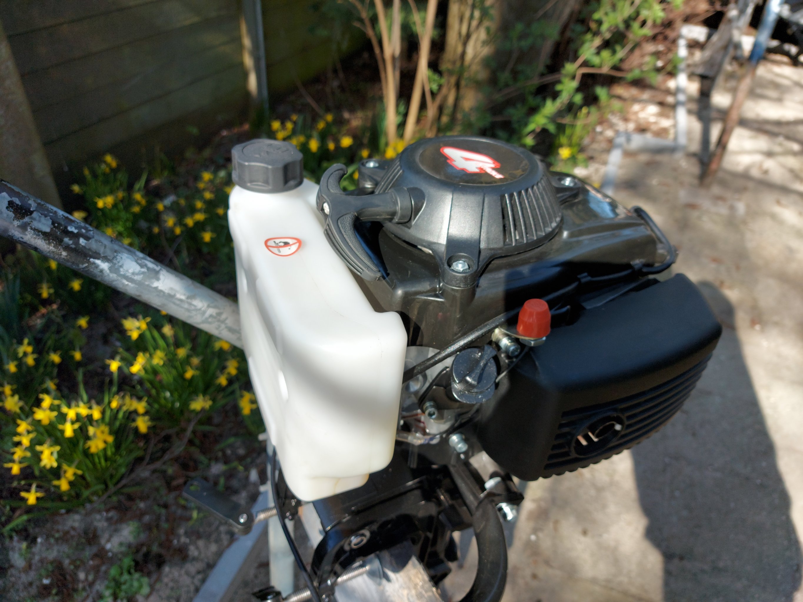 Tomking 4pk 4-takt buitenboordmotor – Handstart met knuppel - Foto 1