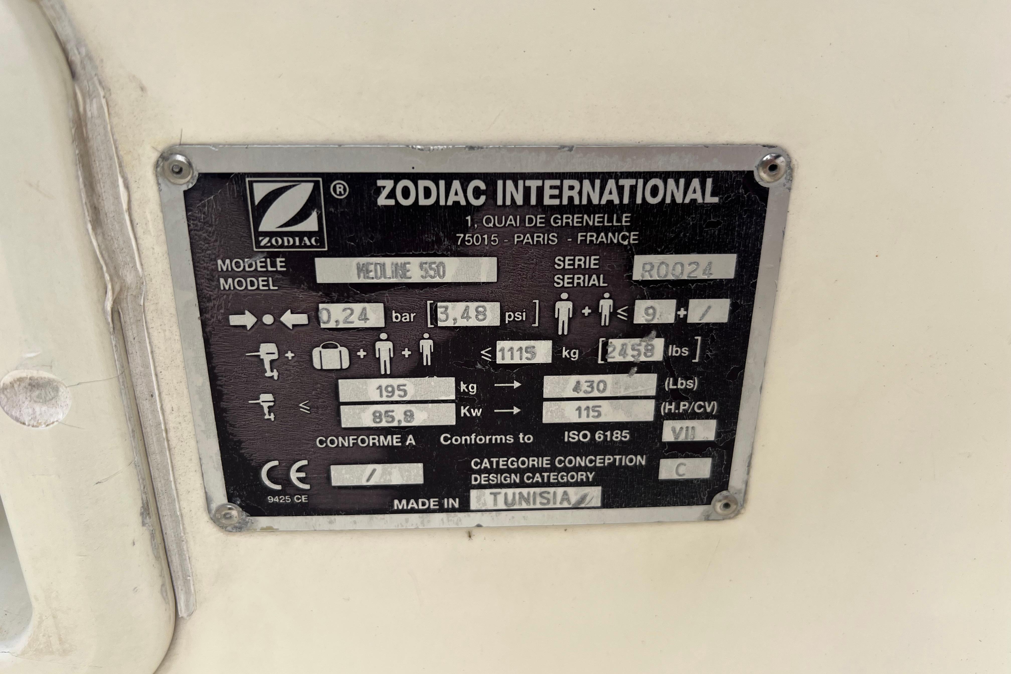 RIB Zodiac Medline 550 2011 – Vrijwel nieuwe motor - Foto 13