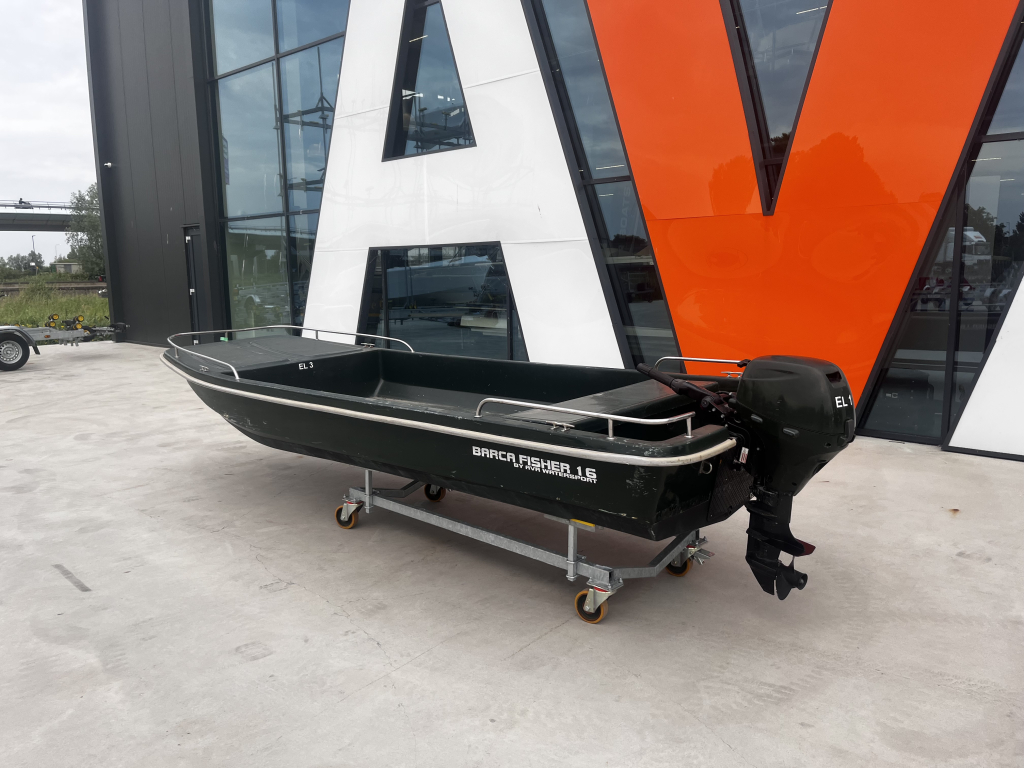 Barca Fisher 16 2009 – polyester platbodem met Suzuki 9,9 pk - Foto 3
