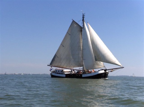 Tjalk Woonschip, bedrijfsschip - Foto 1