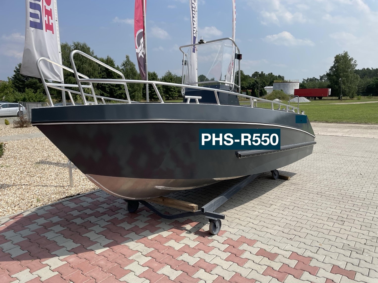 Reddingsboot PHS-R550 5,5m – Stalen rescue-catamaran - Foto 1
