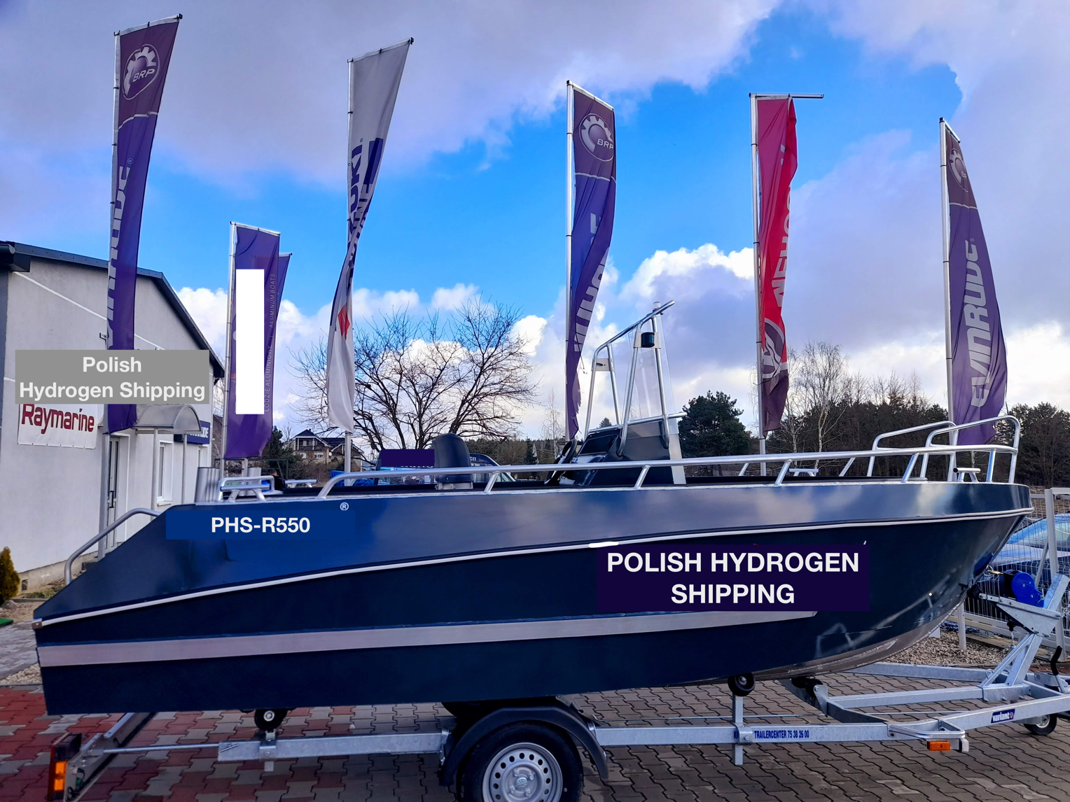 Reddingsboot PHS-R550 5,5m – Stalen rescue-catamaran - Foto 3