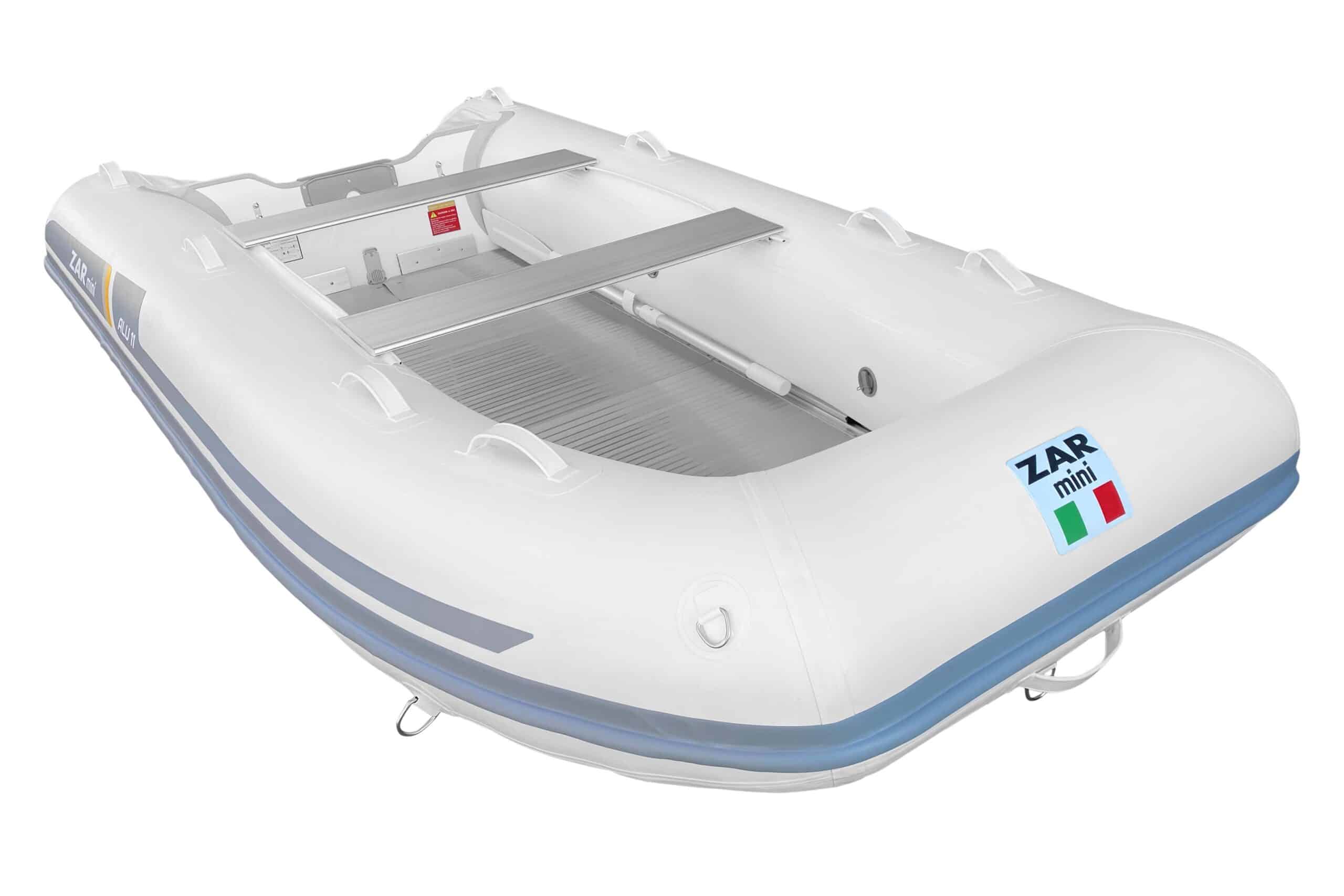 Zar Mini Alu 2025 – compacte opblaasbare RIB met aluminium bodem - Foto 5