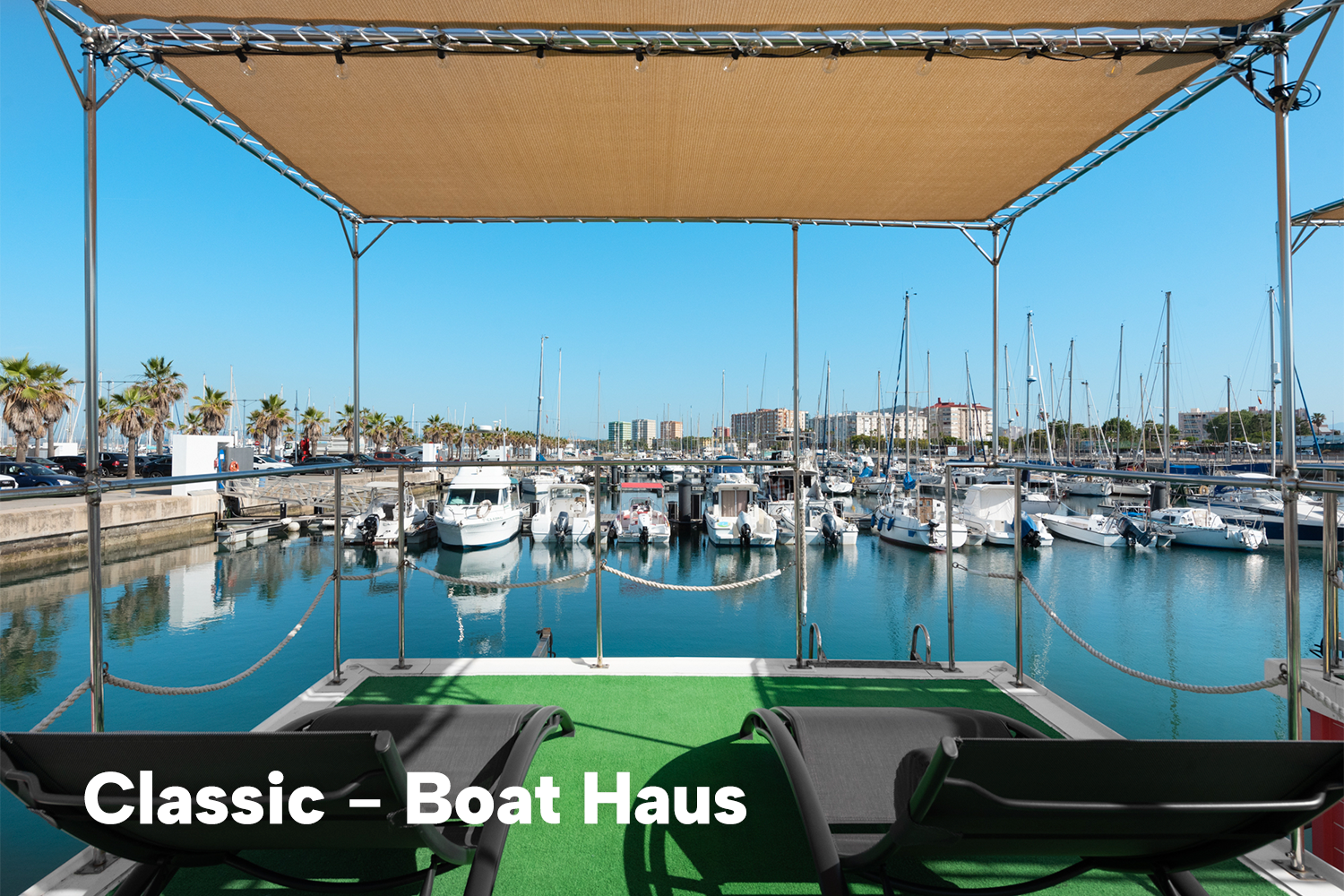 Boat Haus Mediterranean 8x3 Classic Houseboat - Foto 2