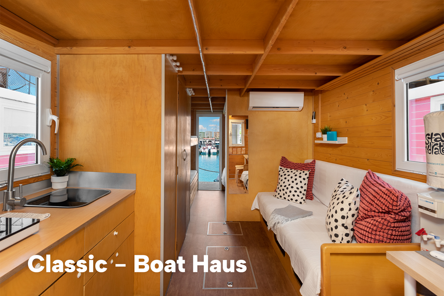 Boat Haus Mediterranean 8x3 Classic Houseboat - Foto 4