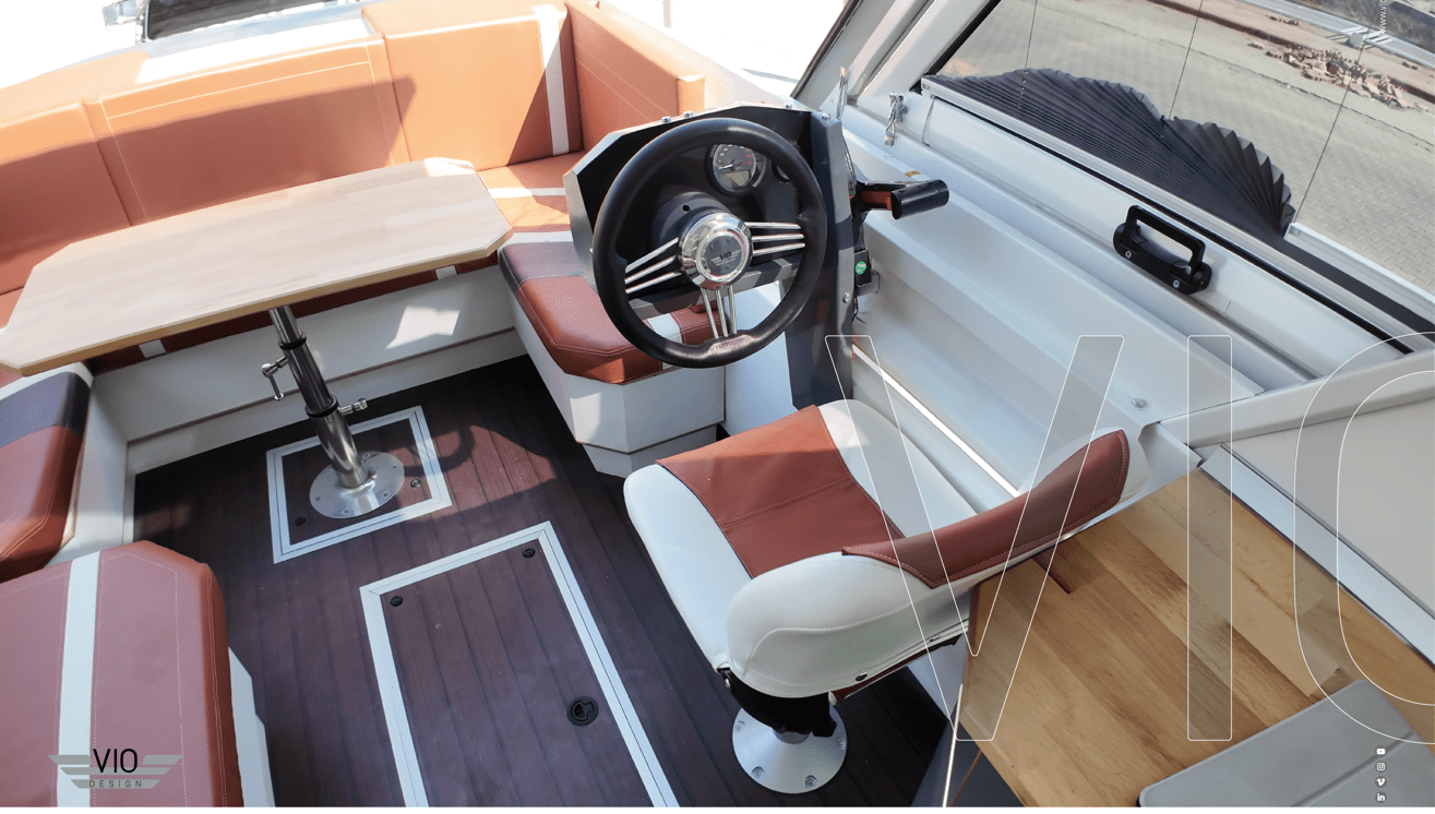 Vio Design Caravan Boat 7,5m – hybride woonboot aluminium - Foto 3